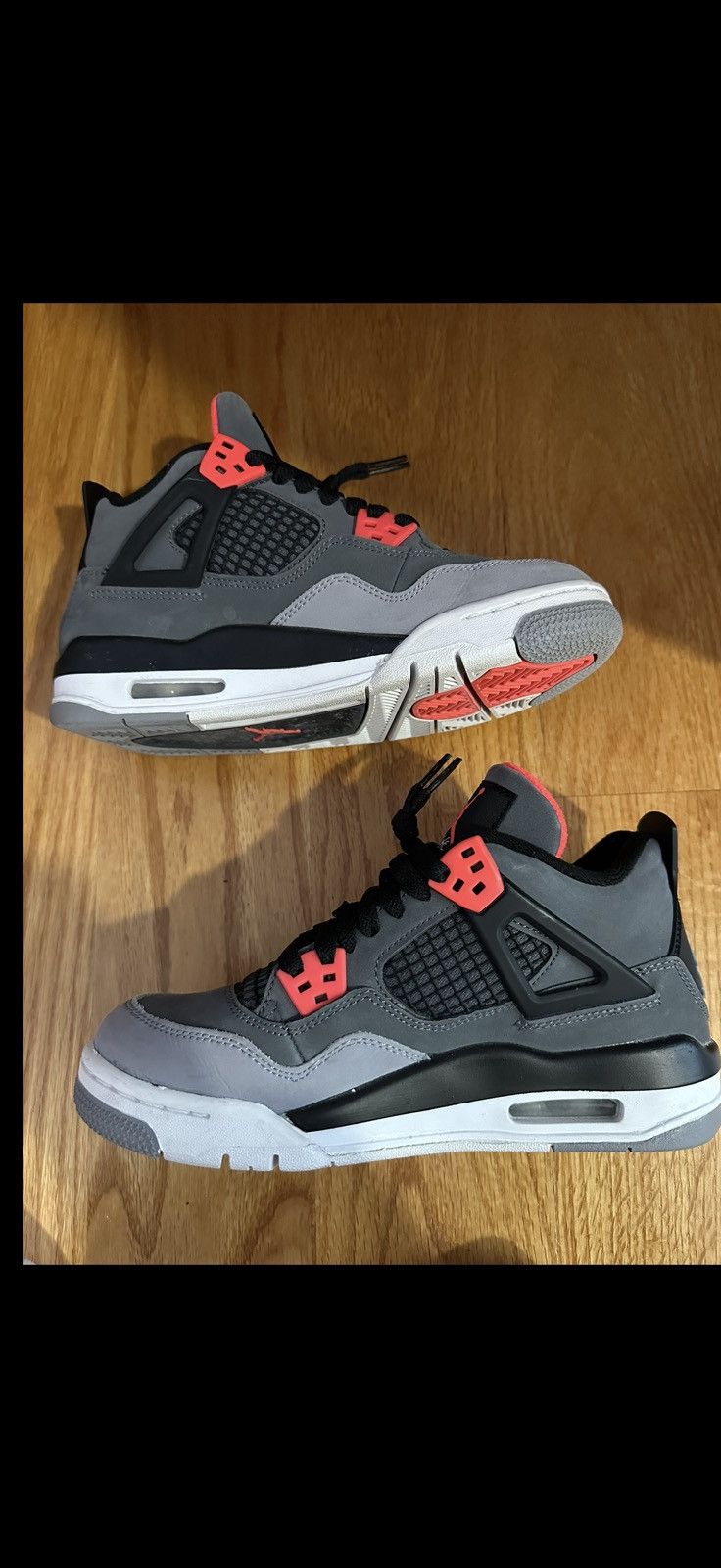 Jordan Brand Air Jordan 4 Retro Infrared Size US 4 / IT 34 - 3 Thumbnail