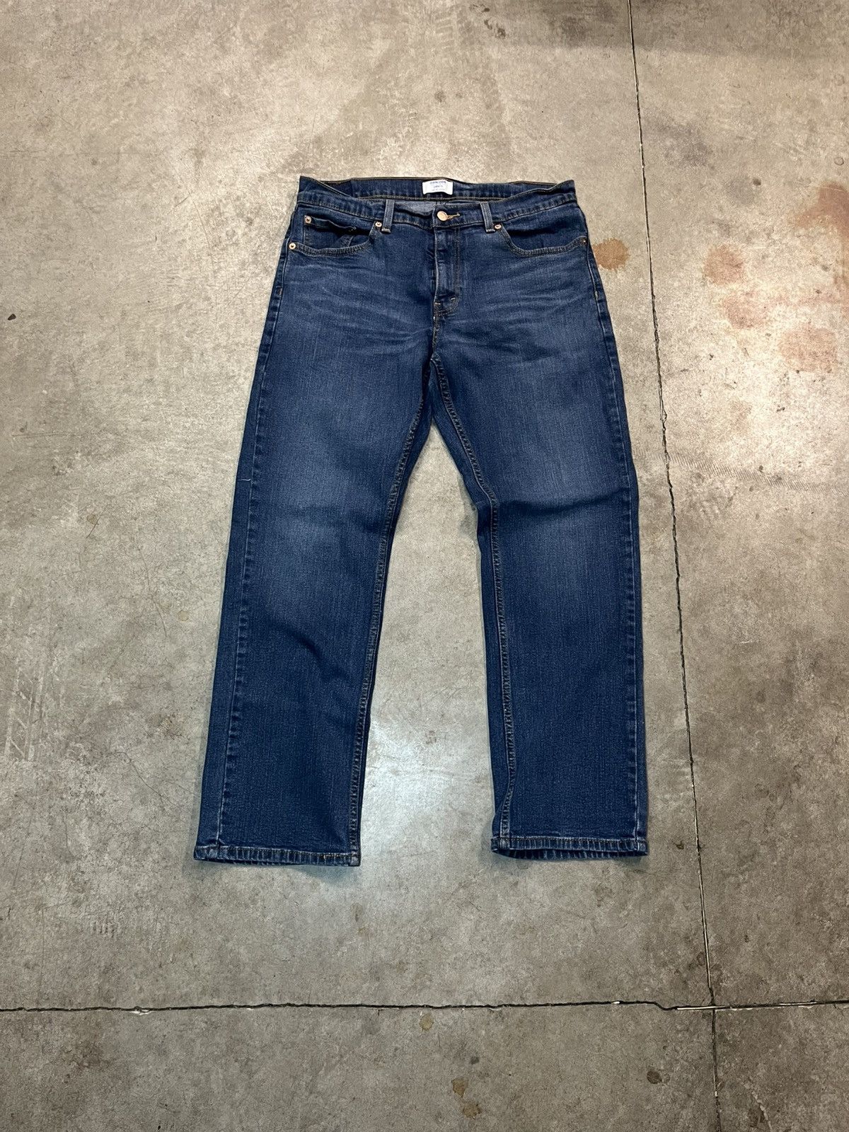 Levi's Denizen Levi’s 285 Relaxed Fit Straight Leg Jeans Blue Denim Size 33" - 1 Thumbnail