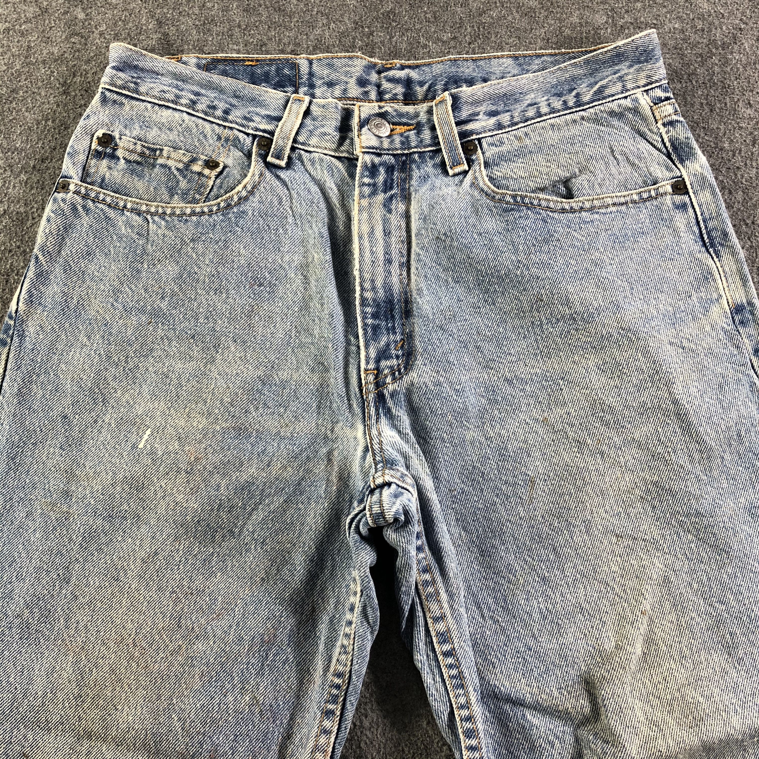 Levi's 90s Vintage Blue Wash Levis Jeans-J3112 Size US 33 - 3 Thumbnail
