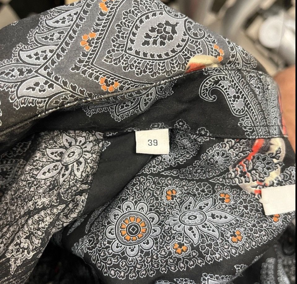 Givenchy Givenchy SS15 Koi Paisley Shirt w/ Orange Panel (Tisci) Size US M / EU 48-50 / 2 - 8 Thumbnail