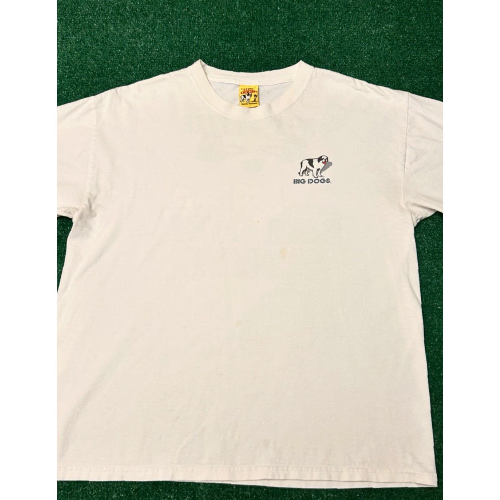 Big Dogs VINTAGE Big Dogs Shirt L White 90s Y2K Cartoon 2005 Mens Regul ar Size US L / EU 52-54 / 3 - 2 Thumbnail