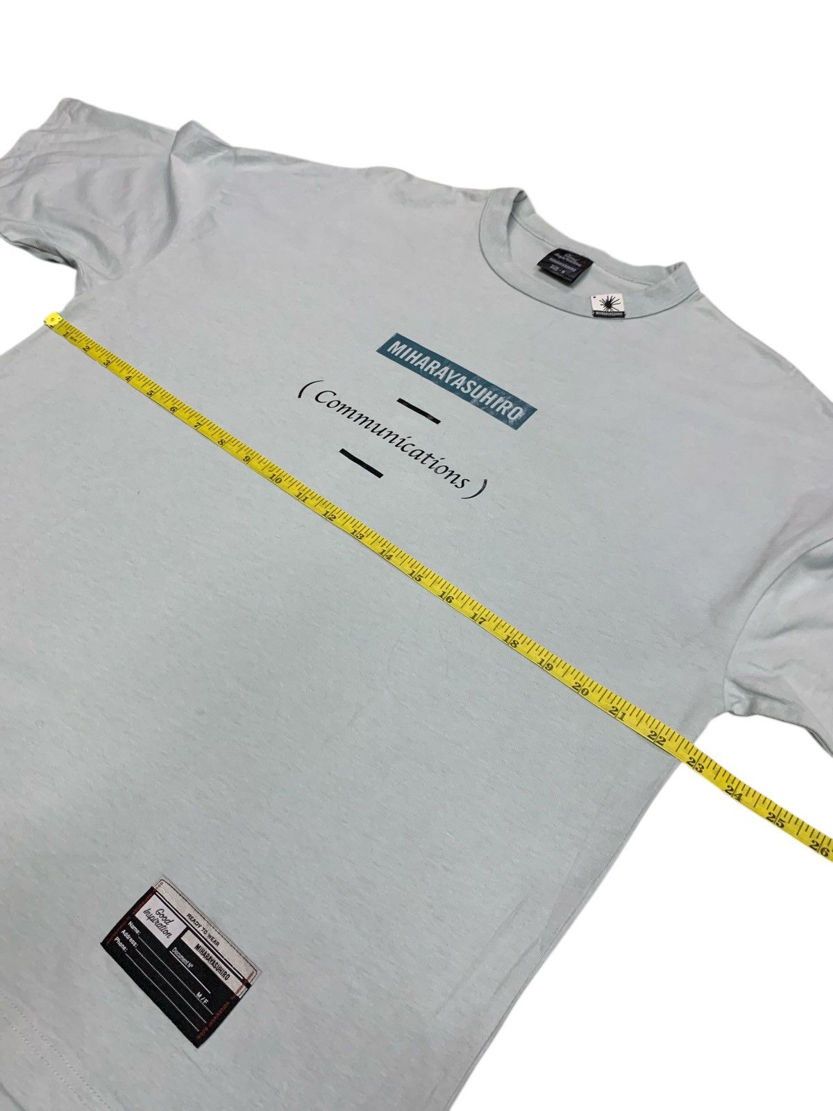Maison MIHARA YASUHIRO Miharaya Suhiro Good Inspiration Center Logo T Shirt Size US M / EU 48-50 / 2 - 7 Thumbnail