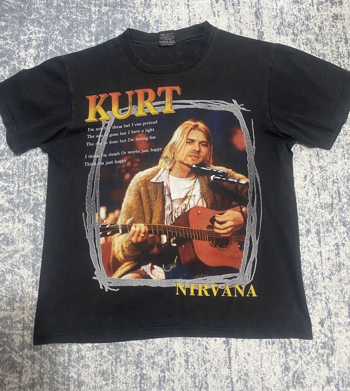 Band Tees Nirvana vintage band tee fullprint tee Size US L / EU 52-54 / 3 - 1 Thumbnail