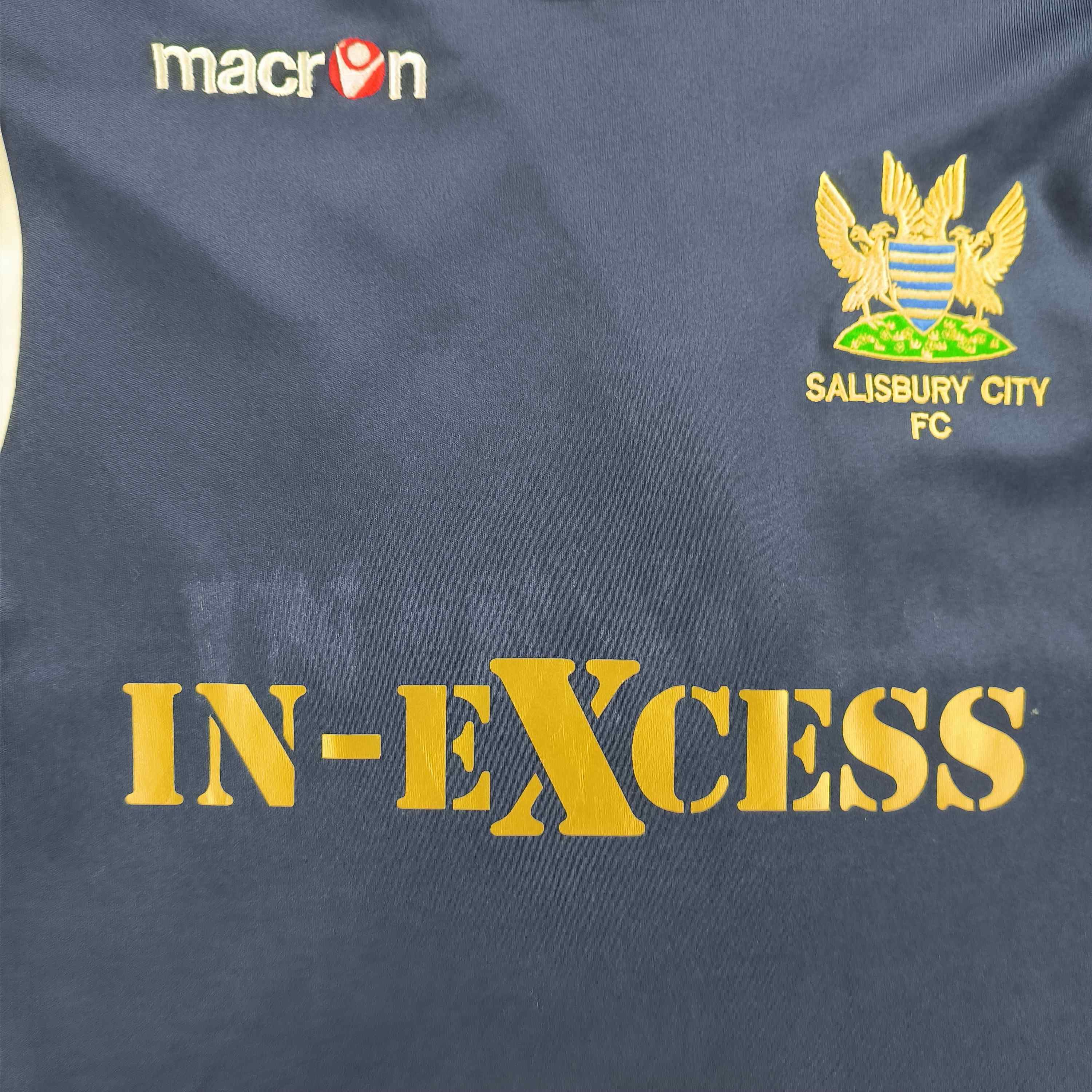 Macron SIGNED Salisbury 2007-08 away Prince football jersey size XL Size US XL / EU 56 / 4 - 3 Thumbnail