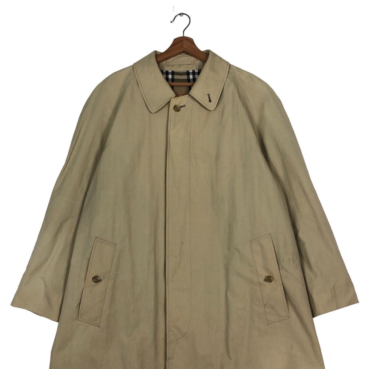 Burberry 🔥Vintage Burberrys of London Long Jacket Nova Check Blanket Size US M / EU 48-50 / 2 - 4 Thumbnail