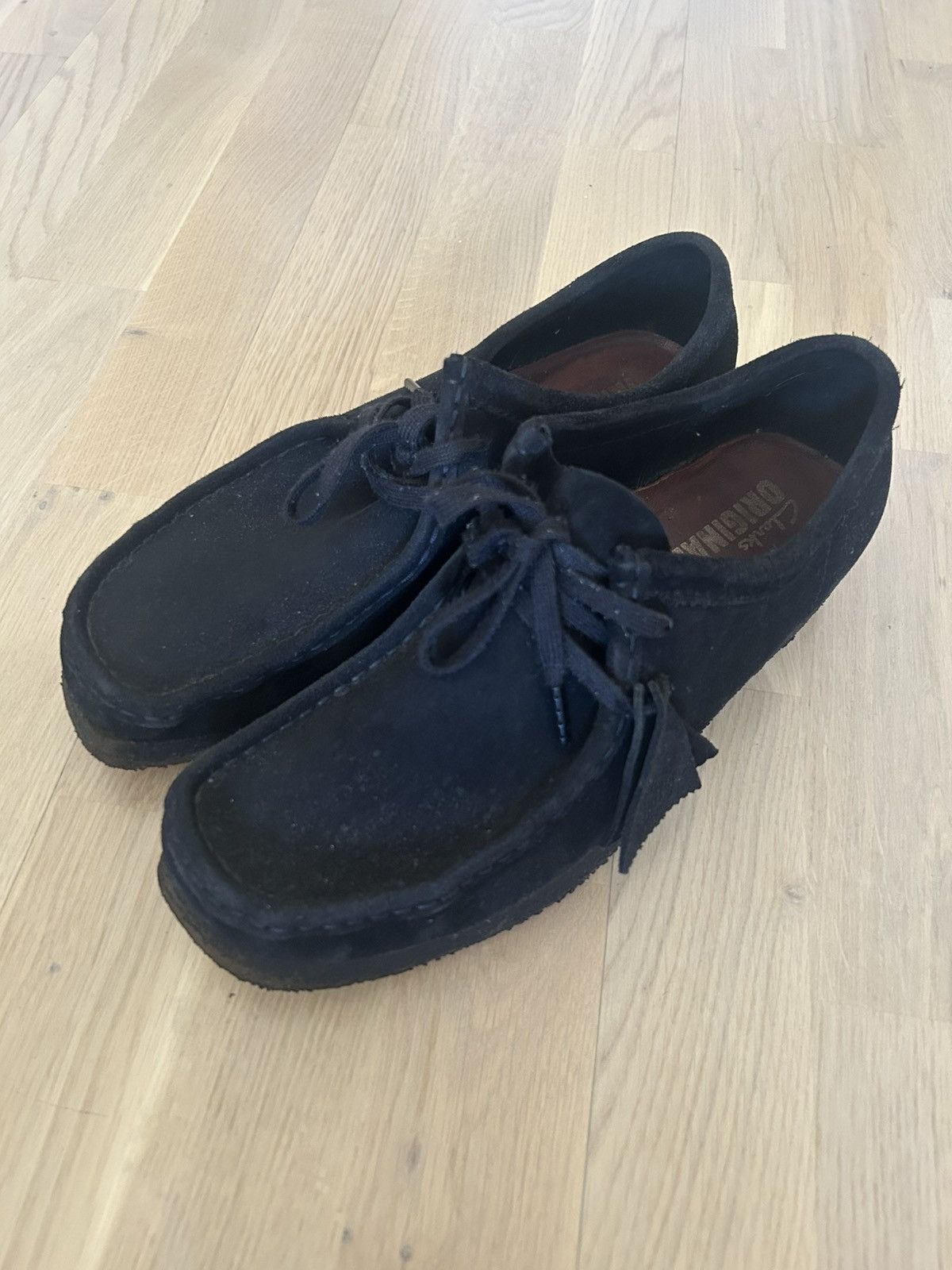 Clarks Clarks Wallabee Black Suede Size 44 EU / 9.5 UK Size US 11 / EU 44 - 1 Thumbnail