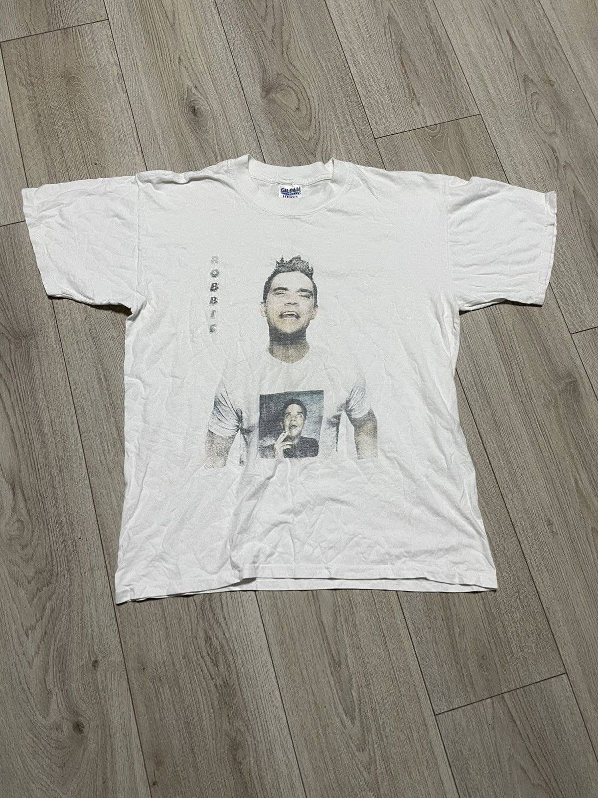Band Tees × Vintage Vintage 2000 Robbie Williams Smash Mouth Tour T Shirt UK Tee Size US L / EU 52-54 / 3 - 3 Thumbnail