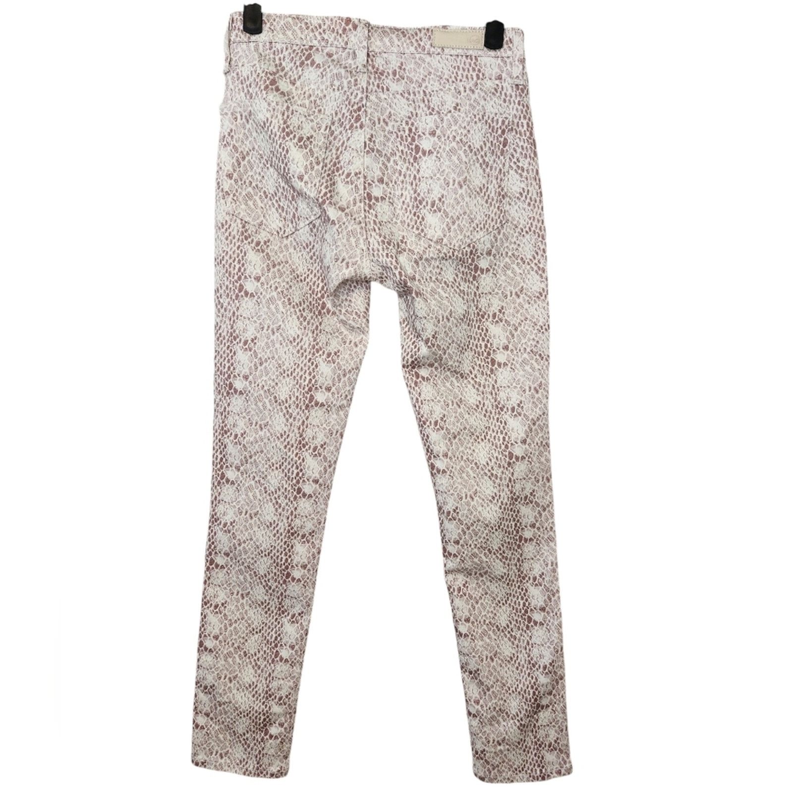 AG Adriano Goldschmied AG Adriano Goldschmied Prima Mid Rise Snake print Jeans 24 Size 24" / US 00 / IT 34 - 7 Thumbnail