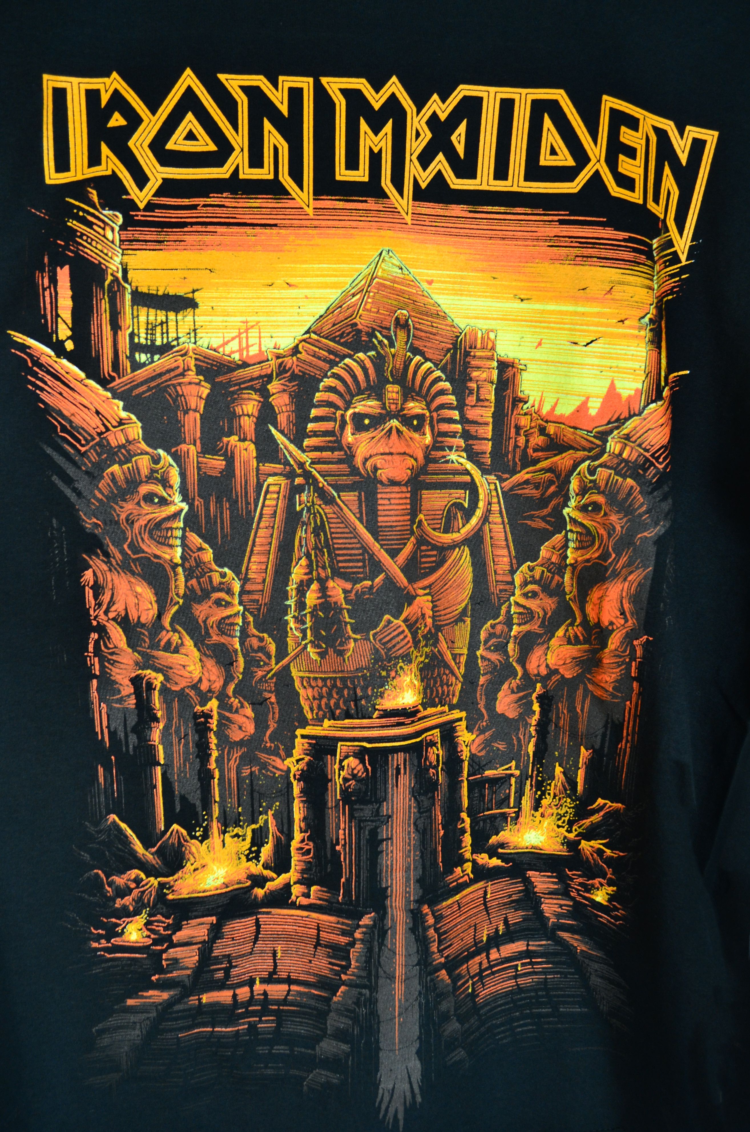 Band Tees Iron Maiden Book of Souls Tour Band Tee T-Shirt Size US M / EU 48-50 / 2 - 3 Thumbnail