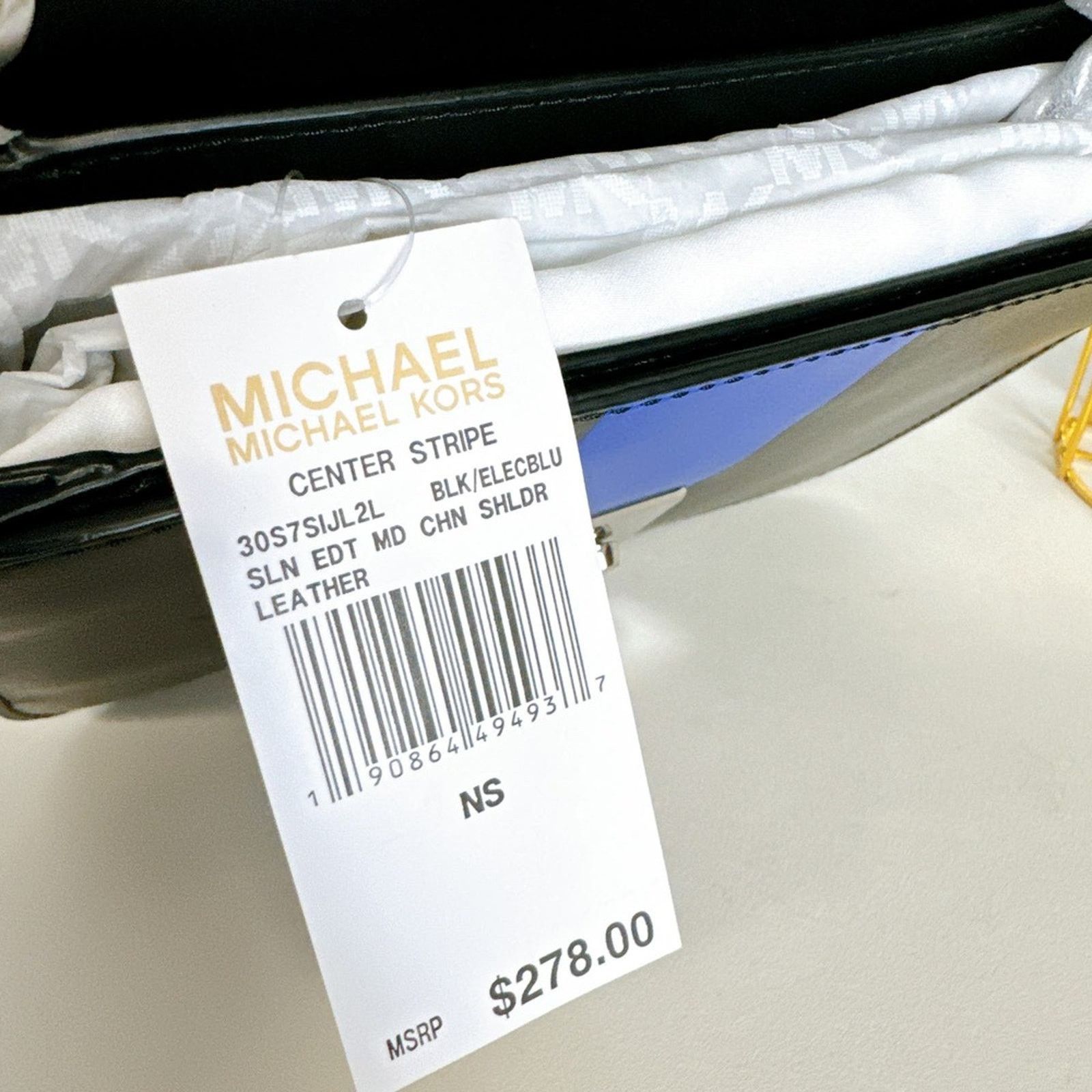 Michael Kors Michael Kors 30S7SIJL2L Sloan Editor MD Chain Shoulder Handb Size ONE SIZE - 7 Thumbnail