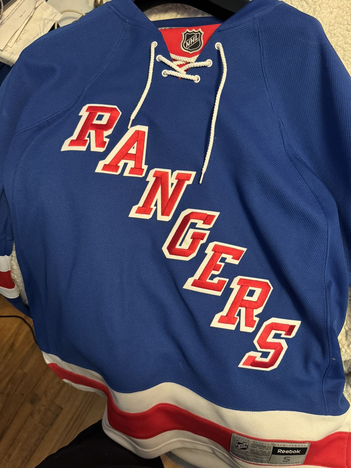 Reebok Licensed reebok new york rangers jersey New “nhl” sponsered Size US S / EU 44-46 / 1 - 3 Thumbnail