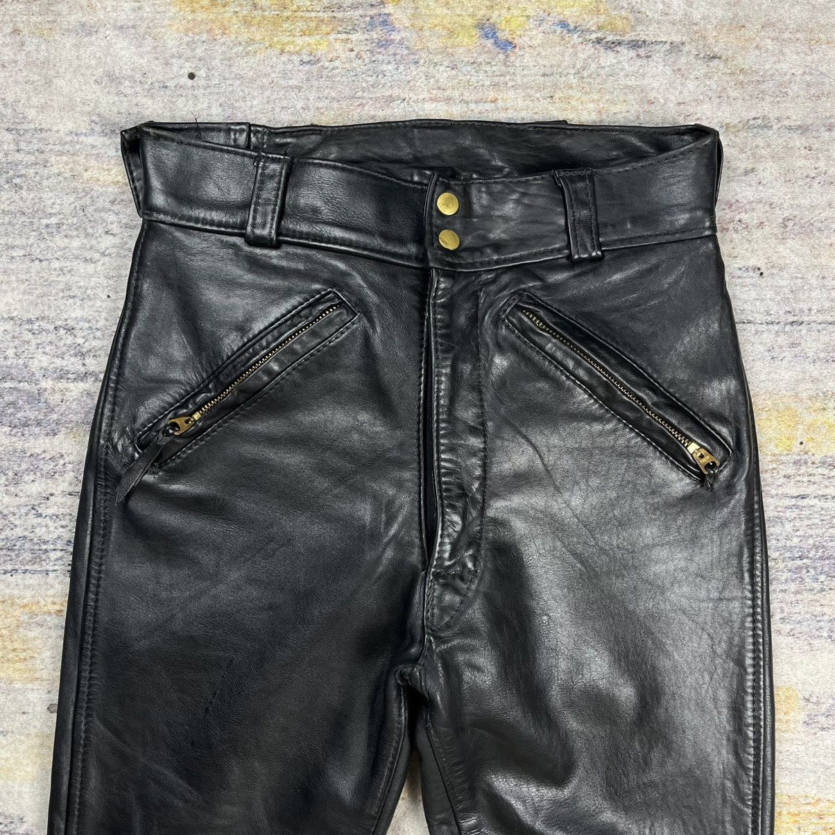 Isamu Katayama Backlash Vintage 70s Langlitz leather riding pants Size US 30 / EU 46 - 5 Thumbnail