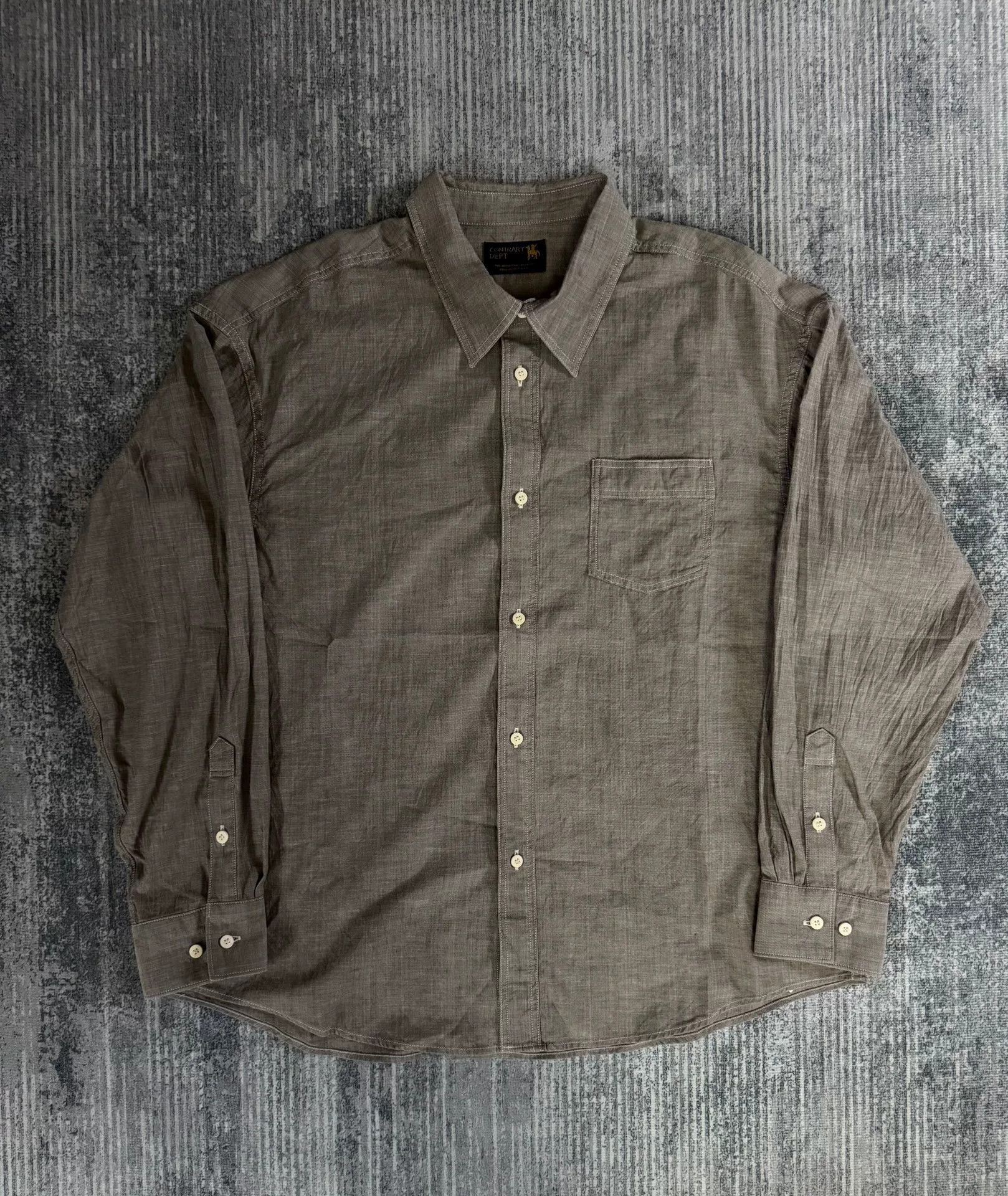 Visvim VISVIM 24AW Chambray Long Sleeve Shirt Size US M / EU 48-50 / 2 - 1 Thumbnail