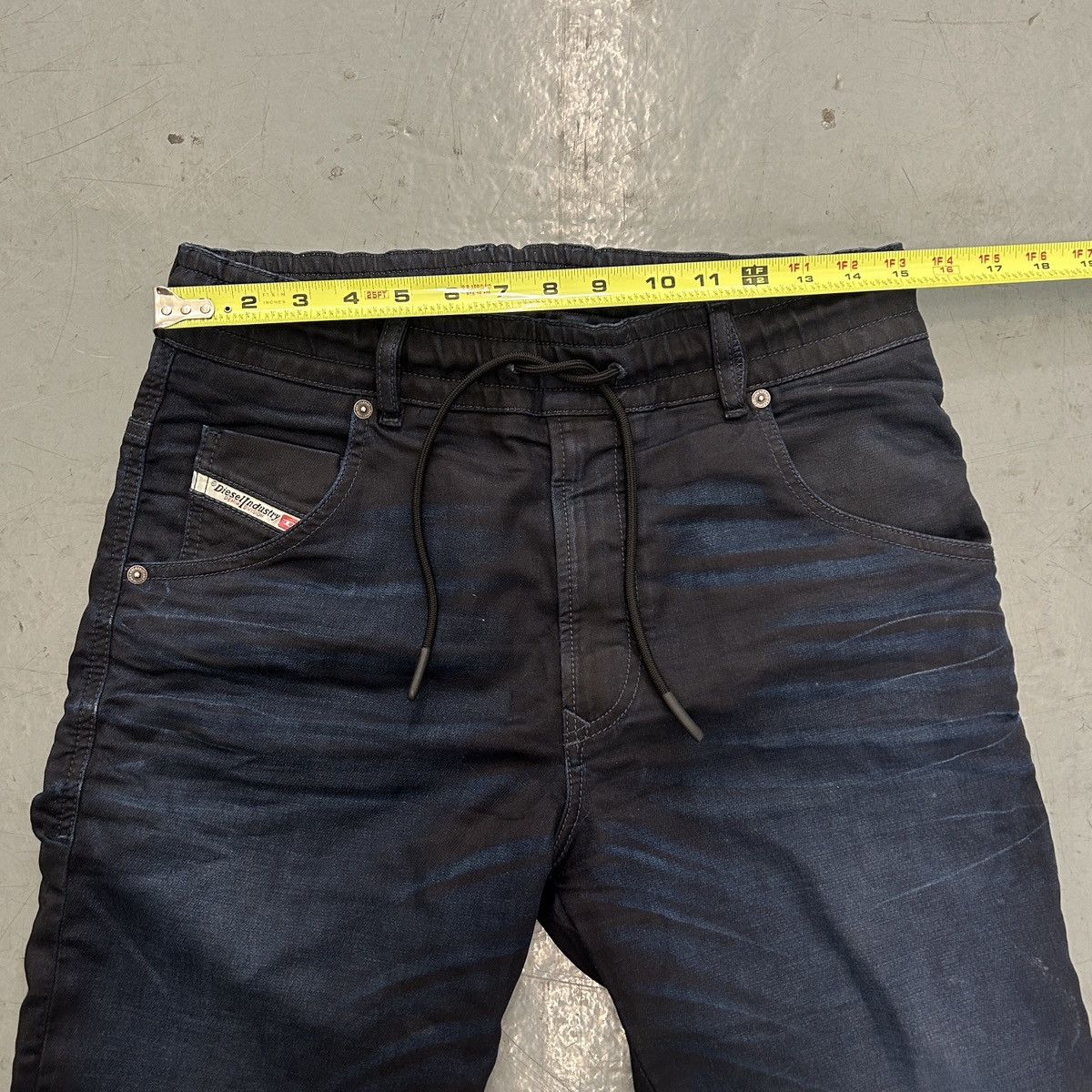 Diesel Diesel Drawstring Denim Shorts – Dark Wash / W28 Size US 28 / EU 44 - 4 Thumbnail