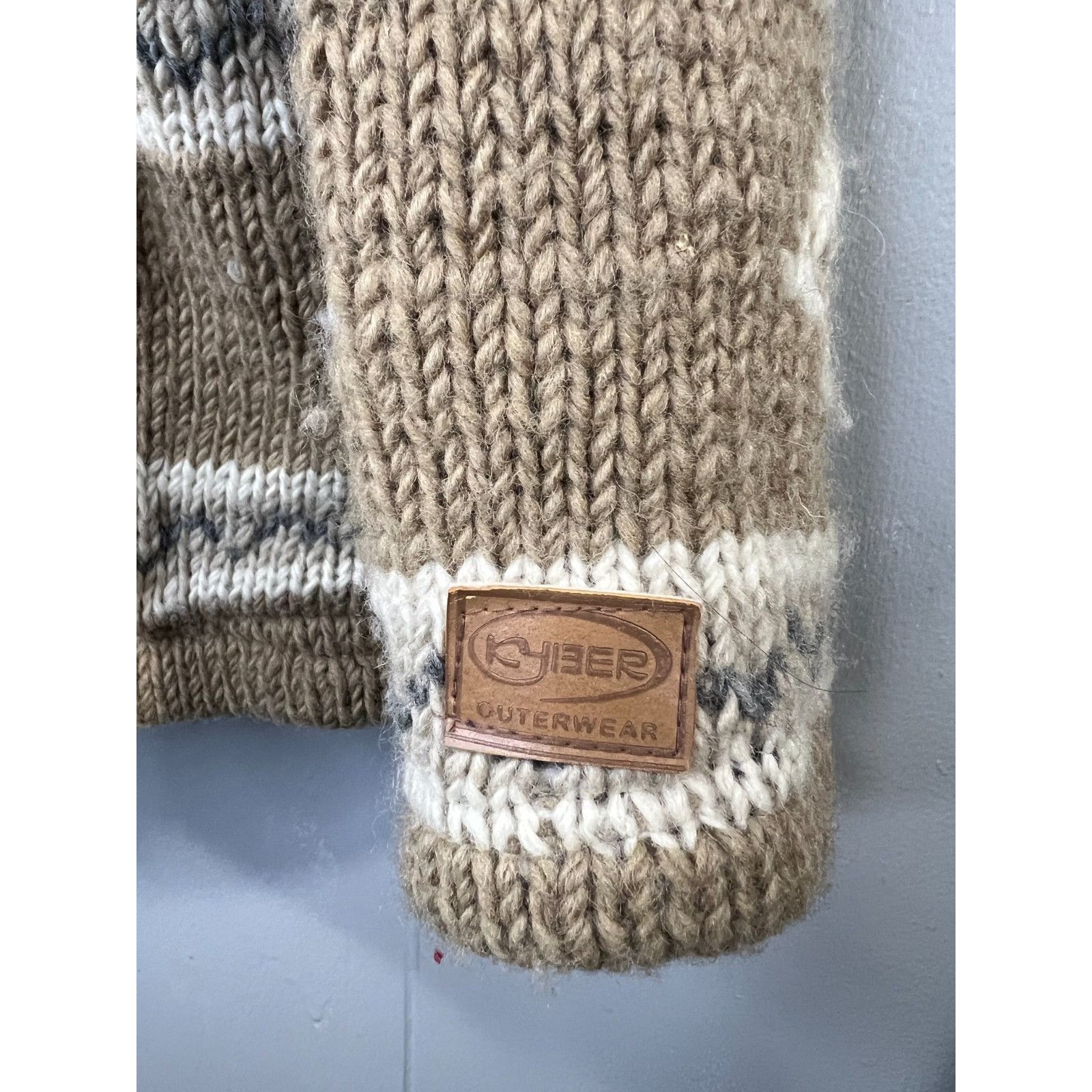 Other Kyber 100% Wool Outerwear Sweater Jacket Size MD Brown Hoode Size M / US 6-8 / IT 42-44 - 5 Thumbnail