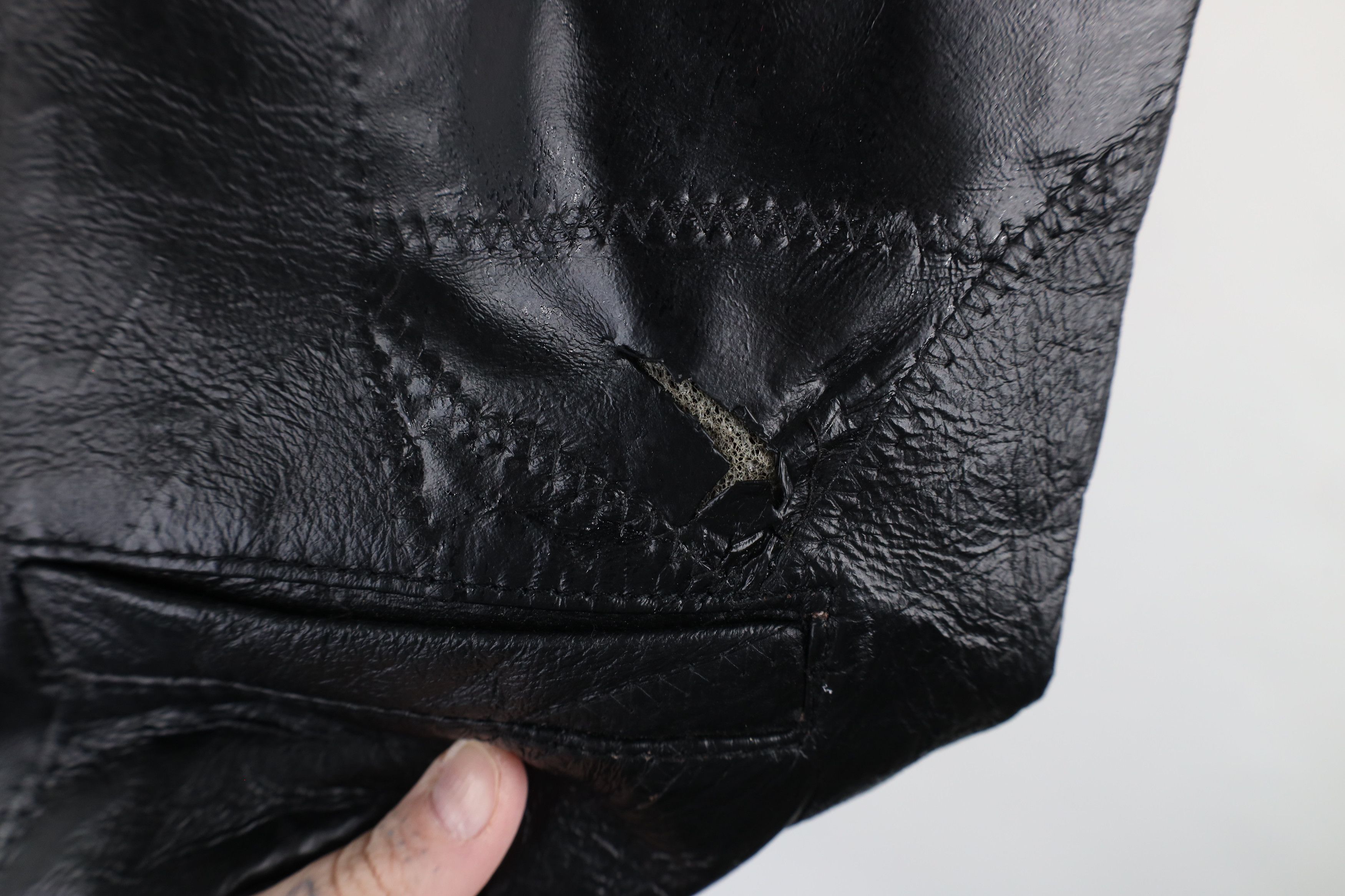 Vintage Vintage 90s Streetwear Leather Motorcycle Vest Jacket Size US M / EU 48-50 / 2 - 4 Thumbnail