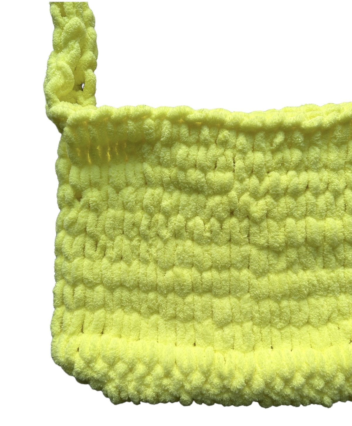 Handmade × Japanese Brand Handmade Knitted Fluffy Tote Bag Size ONE SIZE - 5 Thumbnail