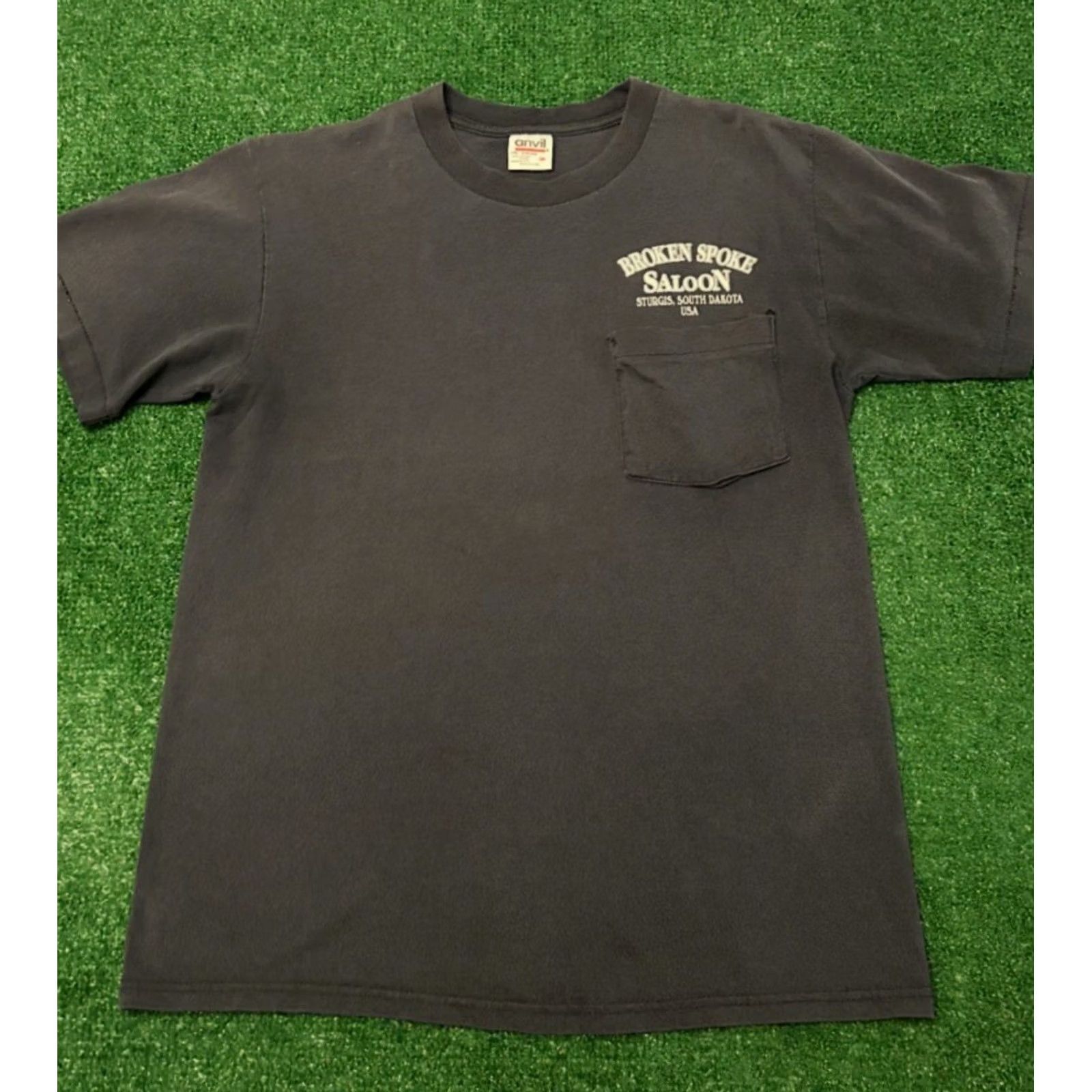 Vintage VINTAGE Sturgis Motorcycle Biker Broken Spoke Saloon 1992 VTG 90s Shirt Mens M Size US M / EU 48-50 / 2 - 2 Thumbnail
