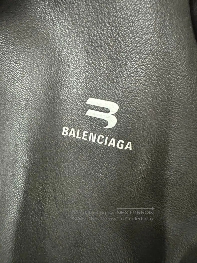 Balenciaga Balenciaga Black Hooded Leather Blouson Jacket. Size US L / EU 52-54 / 3 - 5 Thumbnail