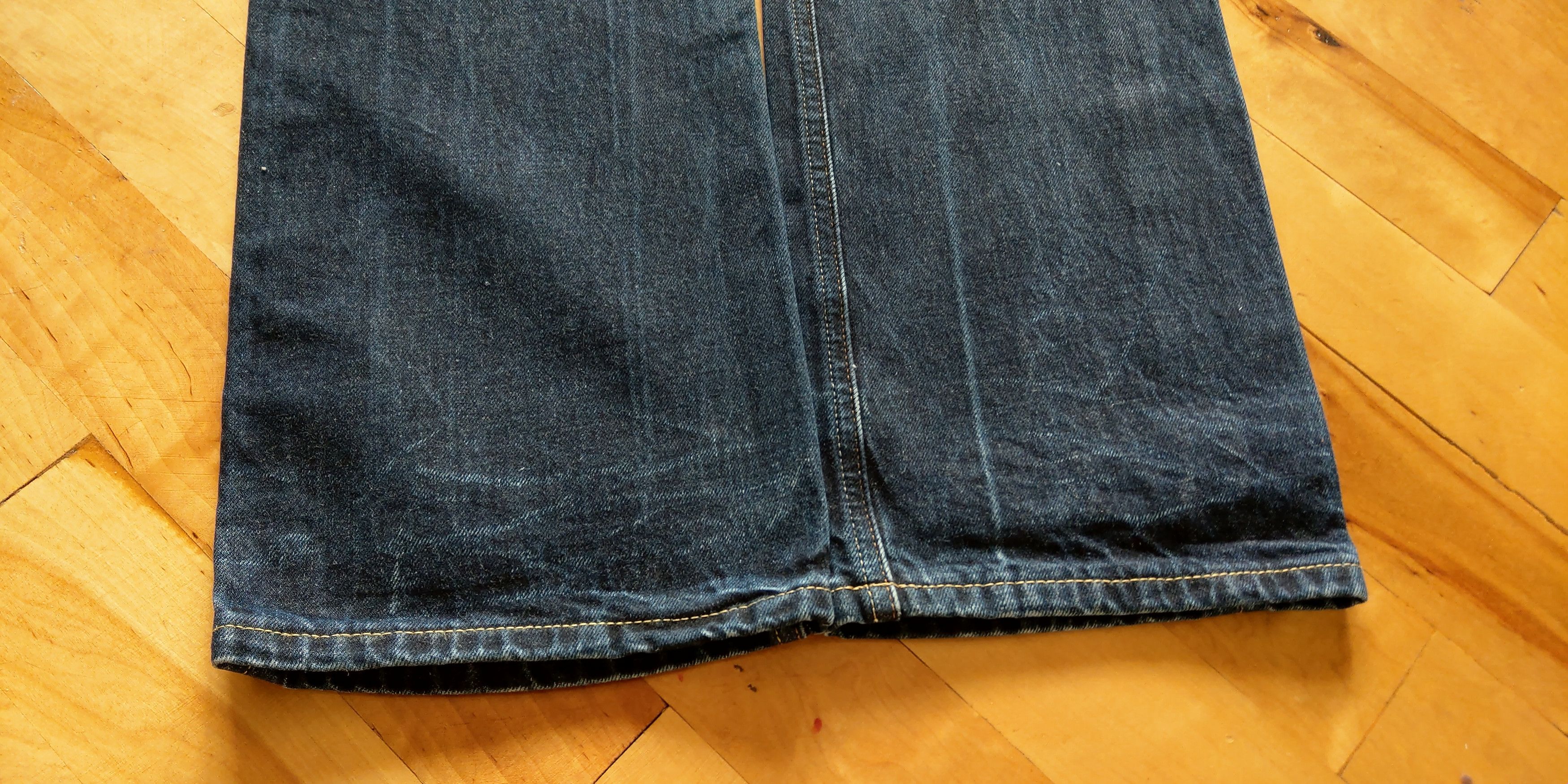 G-Star Skinny Baggy Stacked Pants Semi Flared Alt Neo Denim Goth 32 Size US 32 / EU 48 - 13 Thumbnail