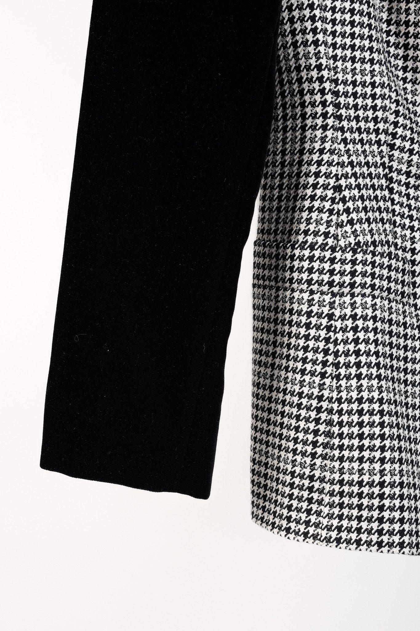 Escada Escada Vintage Houndstooth Double Breasted Velvet Blazer Size M / US 6-8 / IT 42-44 - 6 Thumbnail