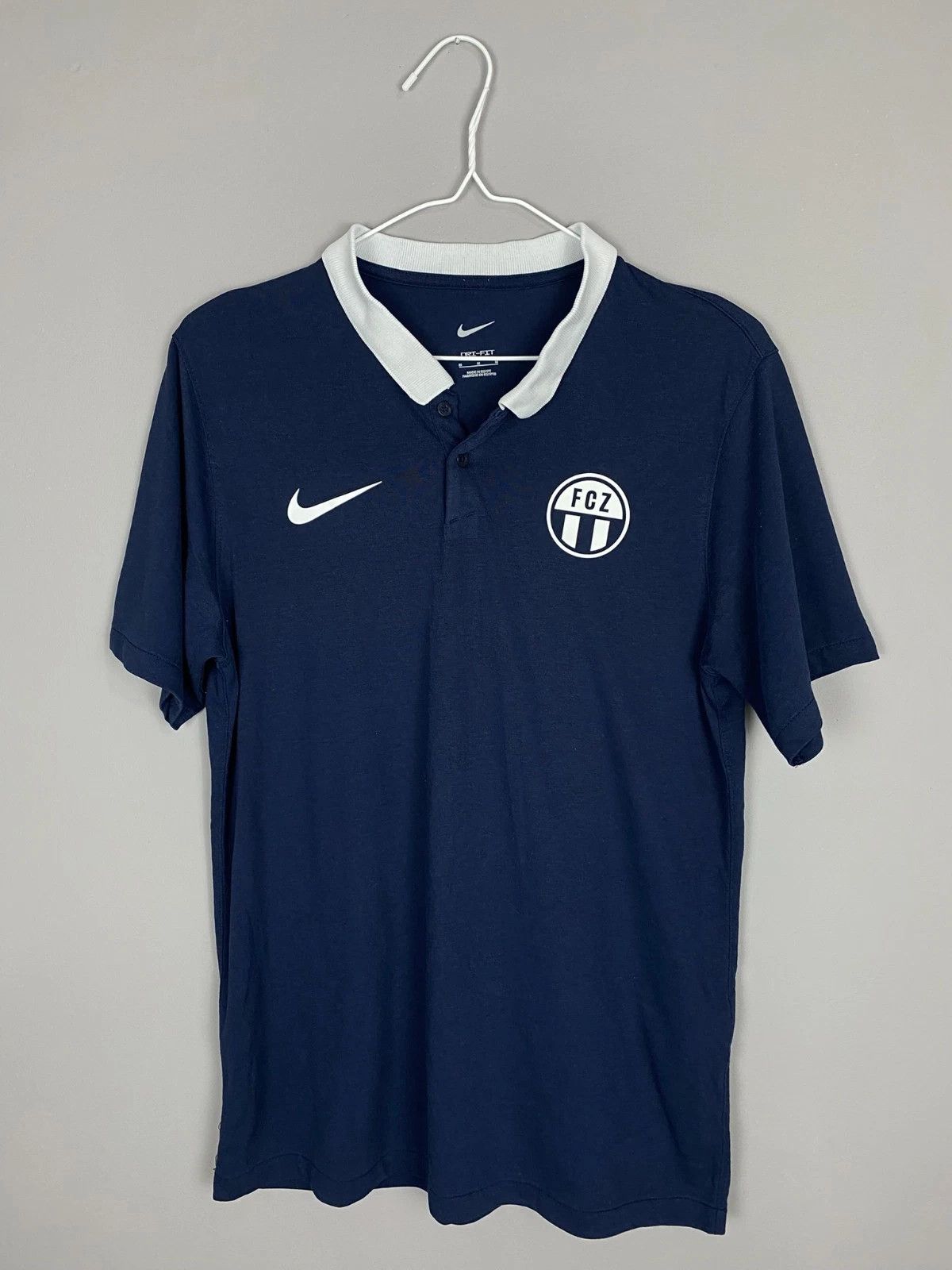 Nike Nike Fc Grasshopper Zurich Blue Polo Shirt Soccer Jersey Size US M / EU 48-50 / 2 - 1 Thumbnail