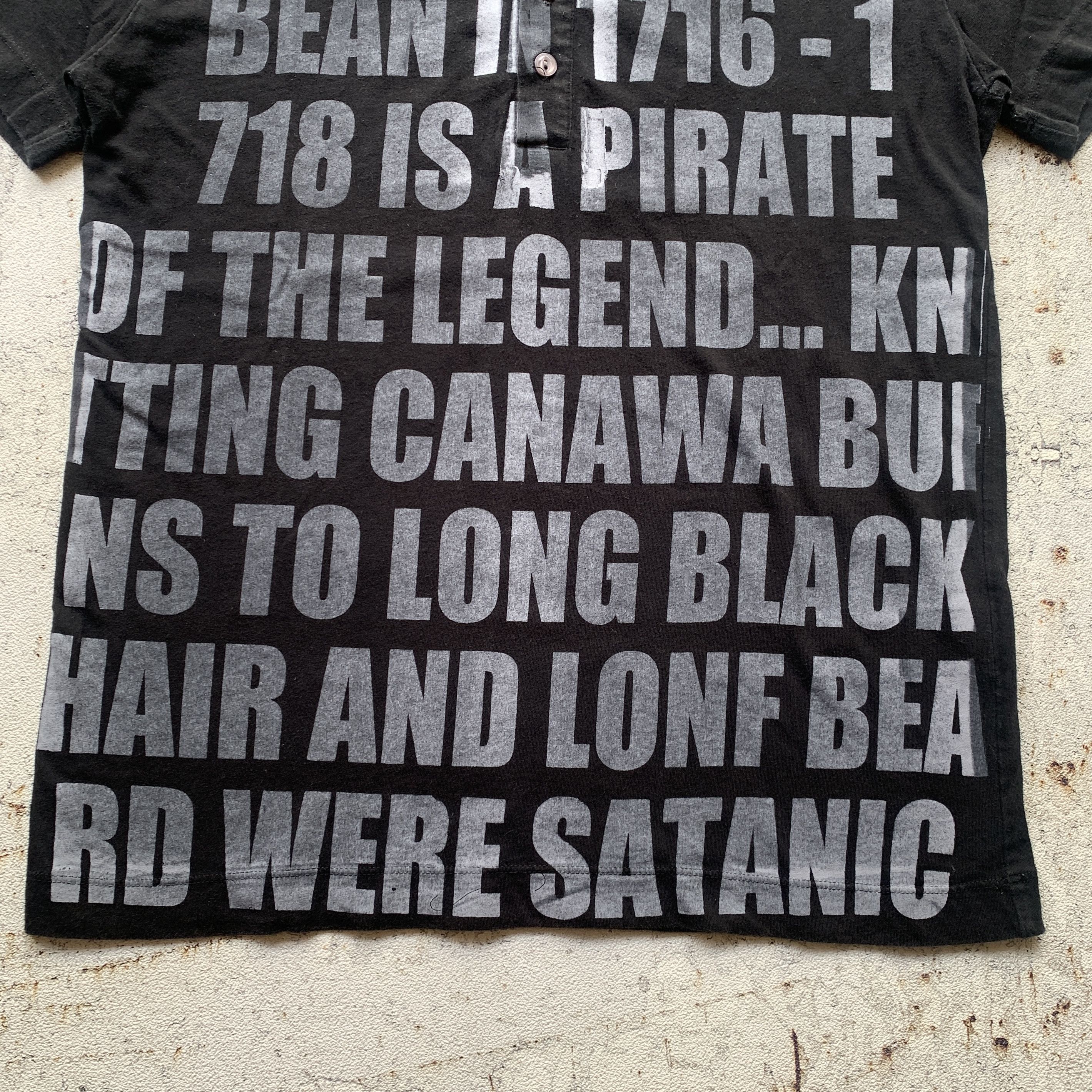 PPFM 2000s PPFM Poem Ifsix Vkei Gothic Style Polo Shirt Size US M / EU 48-50 / 2 - 2 Thumbnail