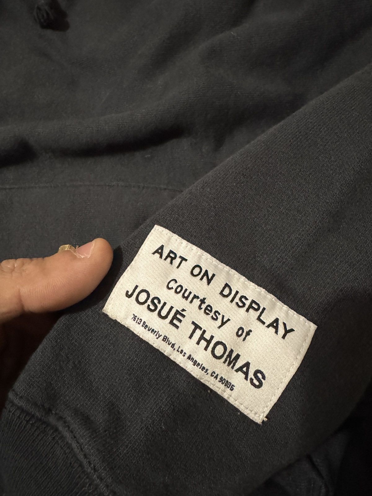 Gallery Dept. Washed black heavy hoodie Size US XL / EU 56 / 4 - 2 Thumbnail