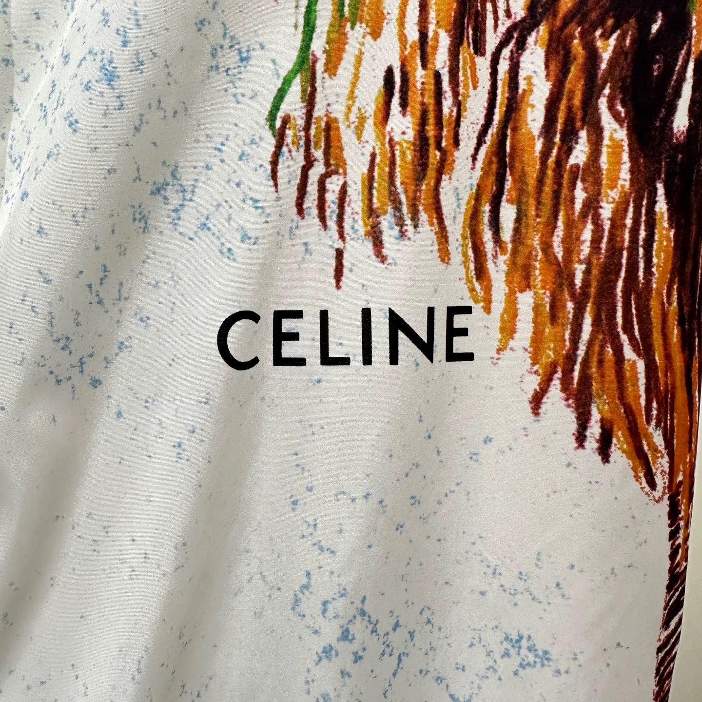 Celine Celine mar658 plant-pattern slogan hooded sun jkt 44 Size M / US 6-8 / IT 42-44 - 7 Thumbnail