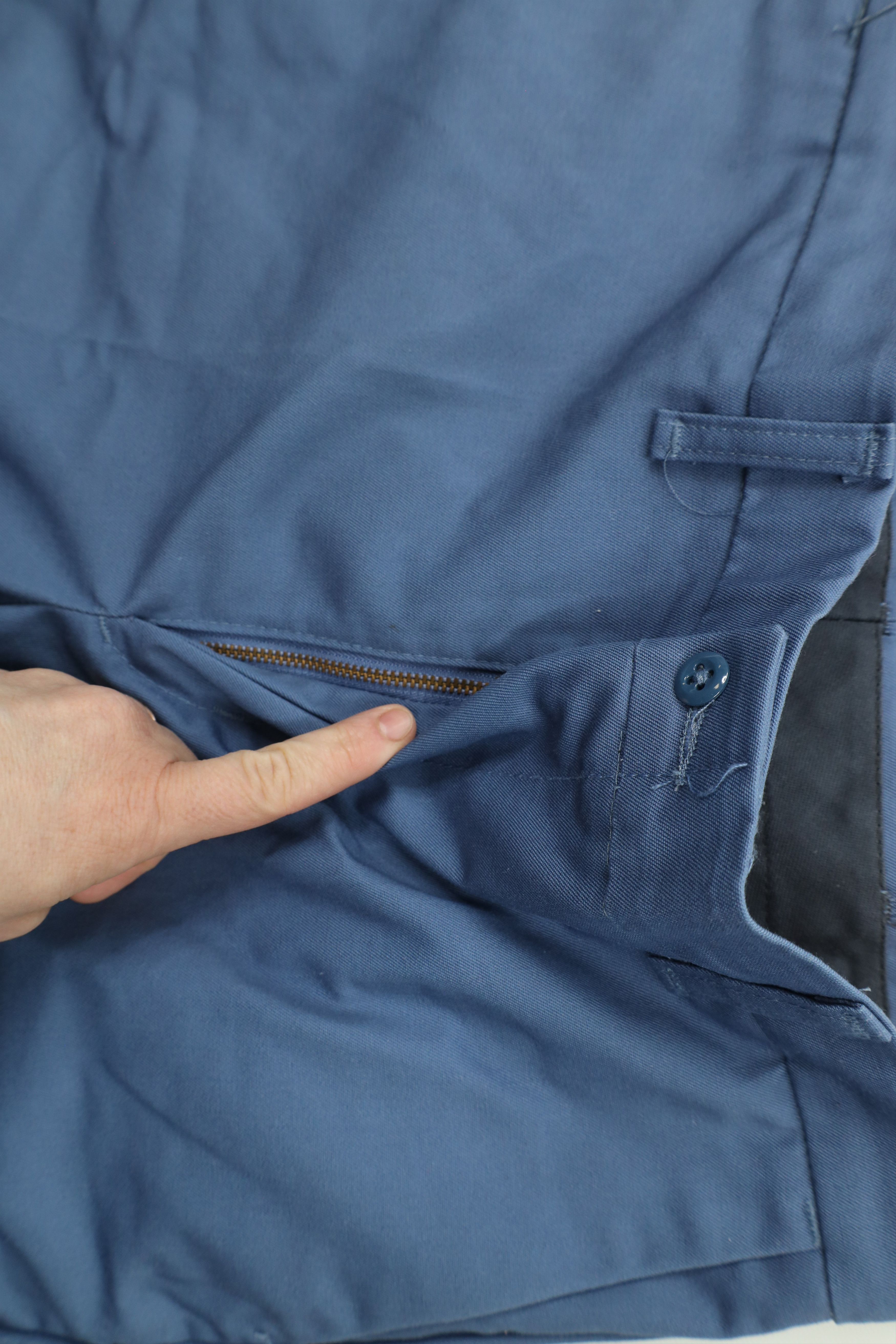 Vintage Vintage 70s 80s Streetwear Workwear Mechanic Pants Blue USA Size US 32 / EU 48 - 6 Thumbnail