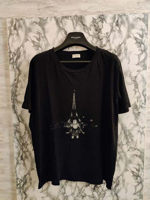 Saint laurent clearance eiffel tower shirt