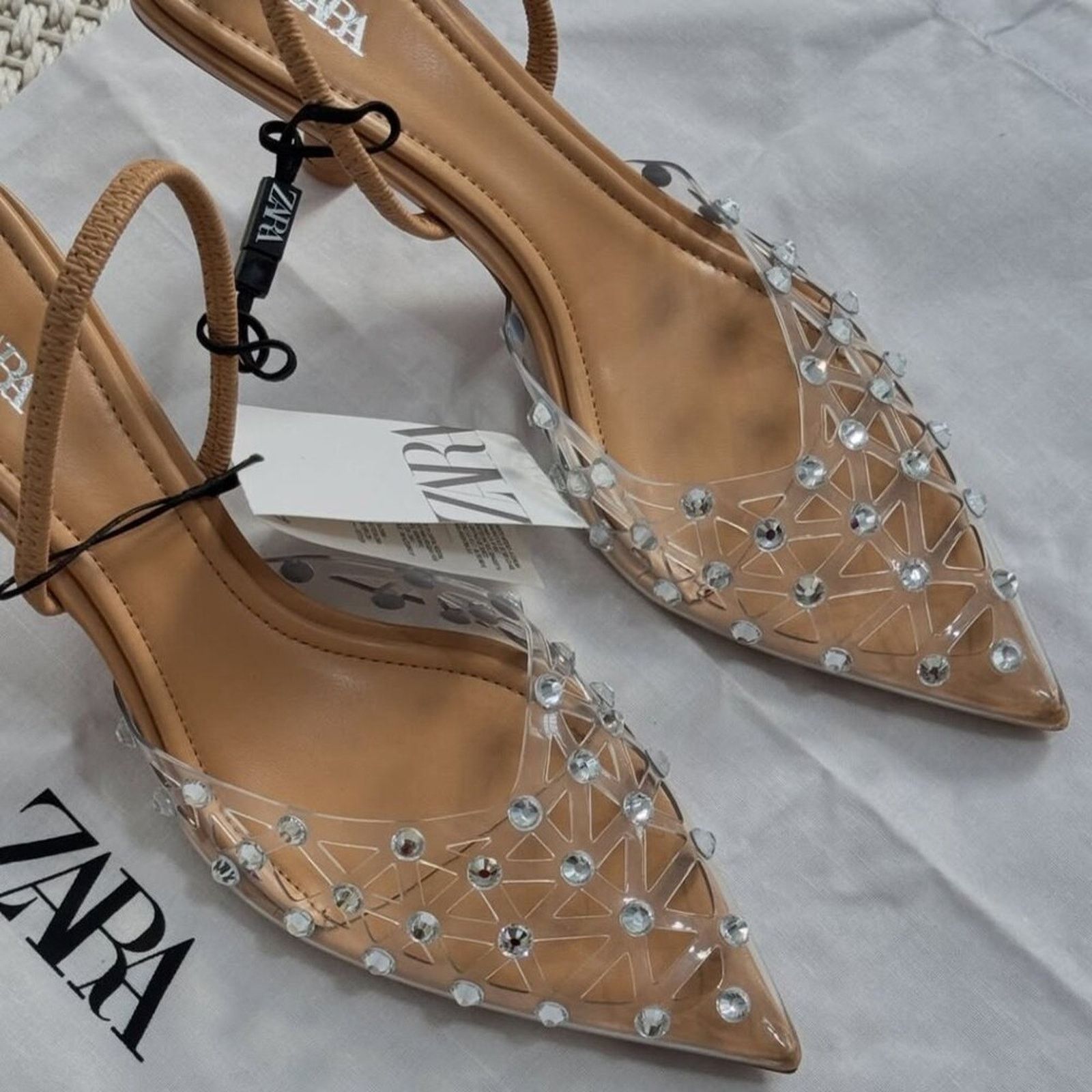 Zara ZARA Vinyl High Heels Size US 8 / IT 38 - 4 Thumbnail