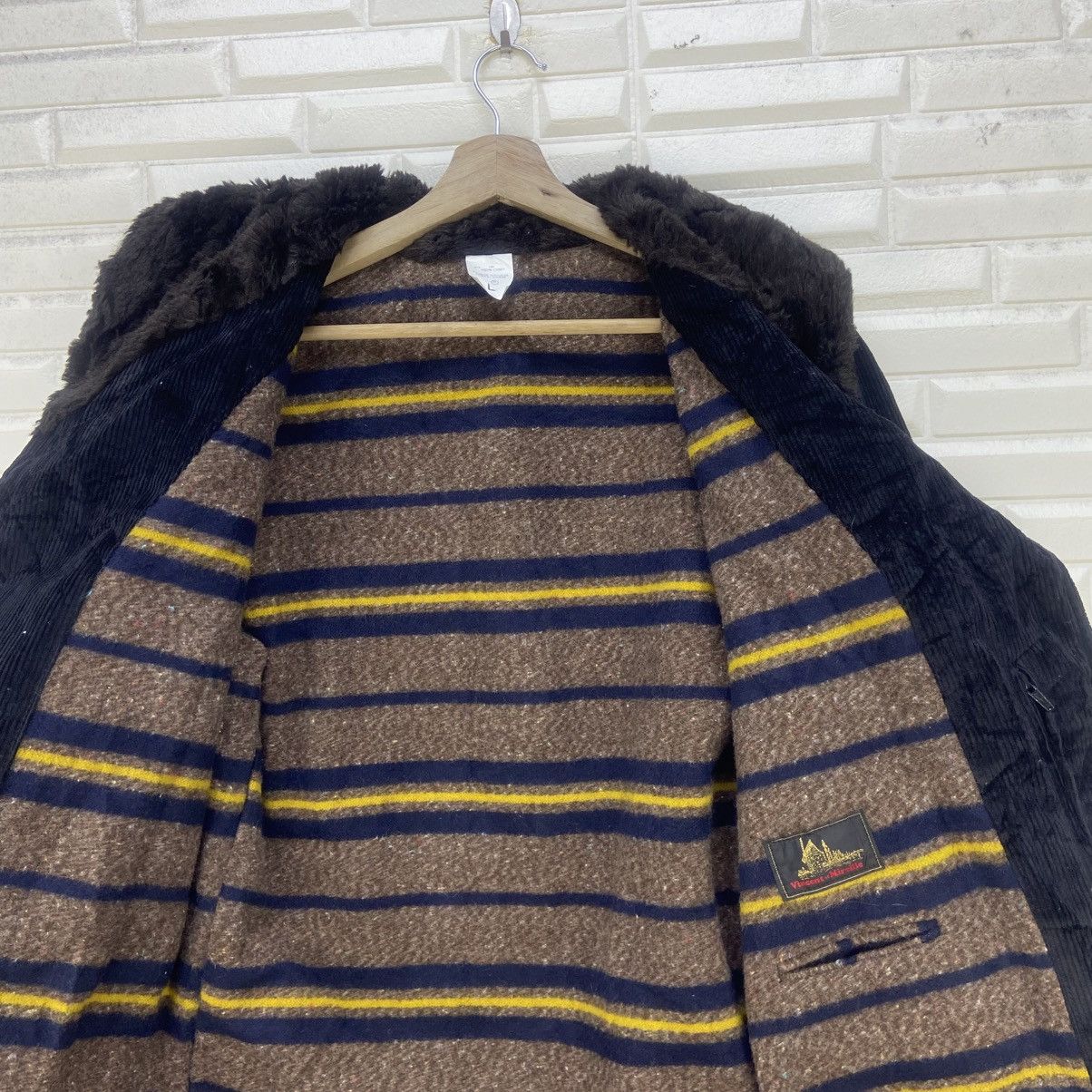Vintage Vintage Vincent et Mireille Faux Fur Corduroy Heavy Coat Size US XS / EU 42 / 0 - 13 Thumbnail