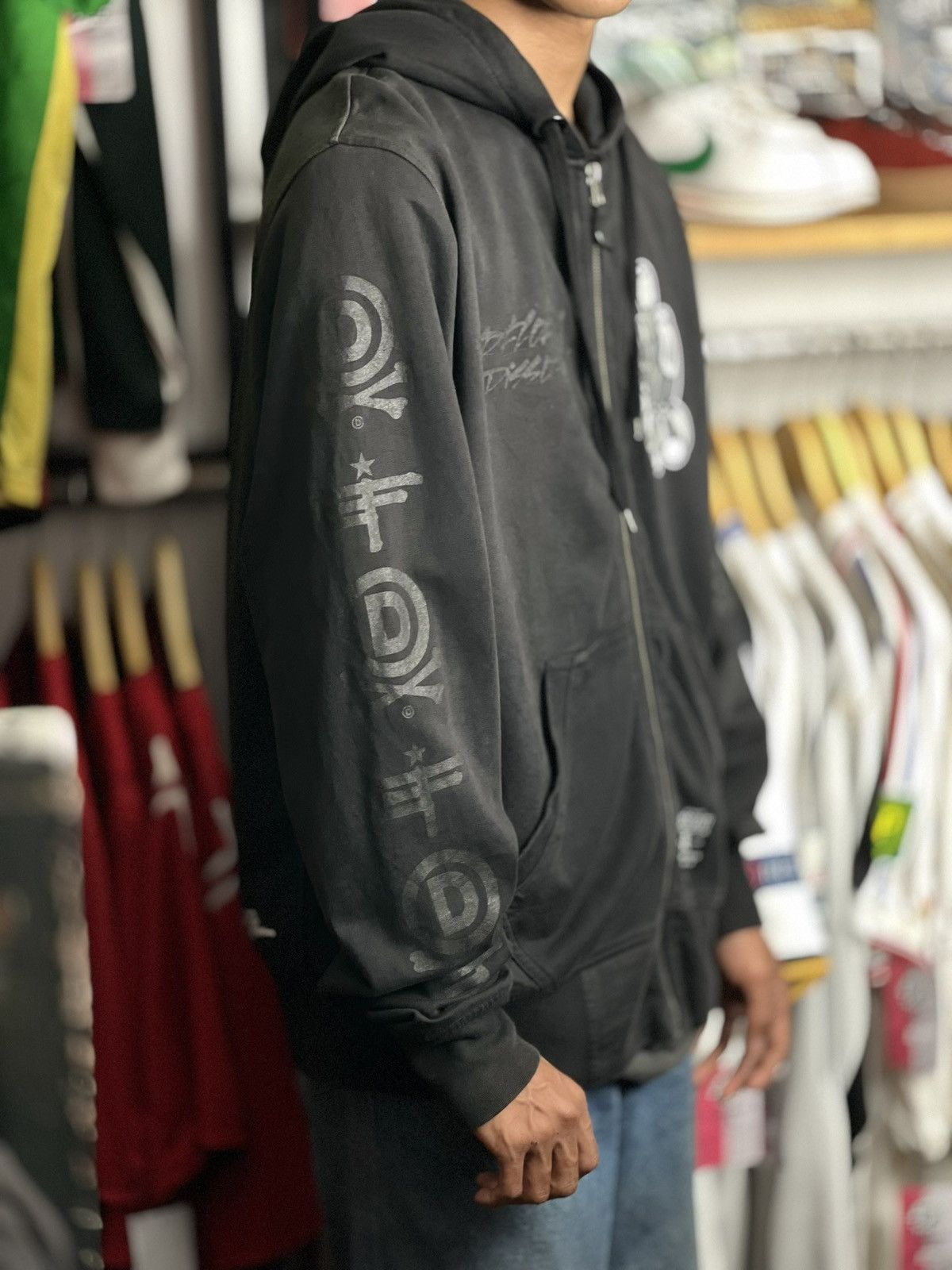 Dissizit DISSIZIT X DAVID FLORES ZIP HOODIE Size US S / EU 44-46 / 1 - 6 Thumbnail