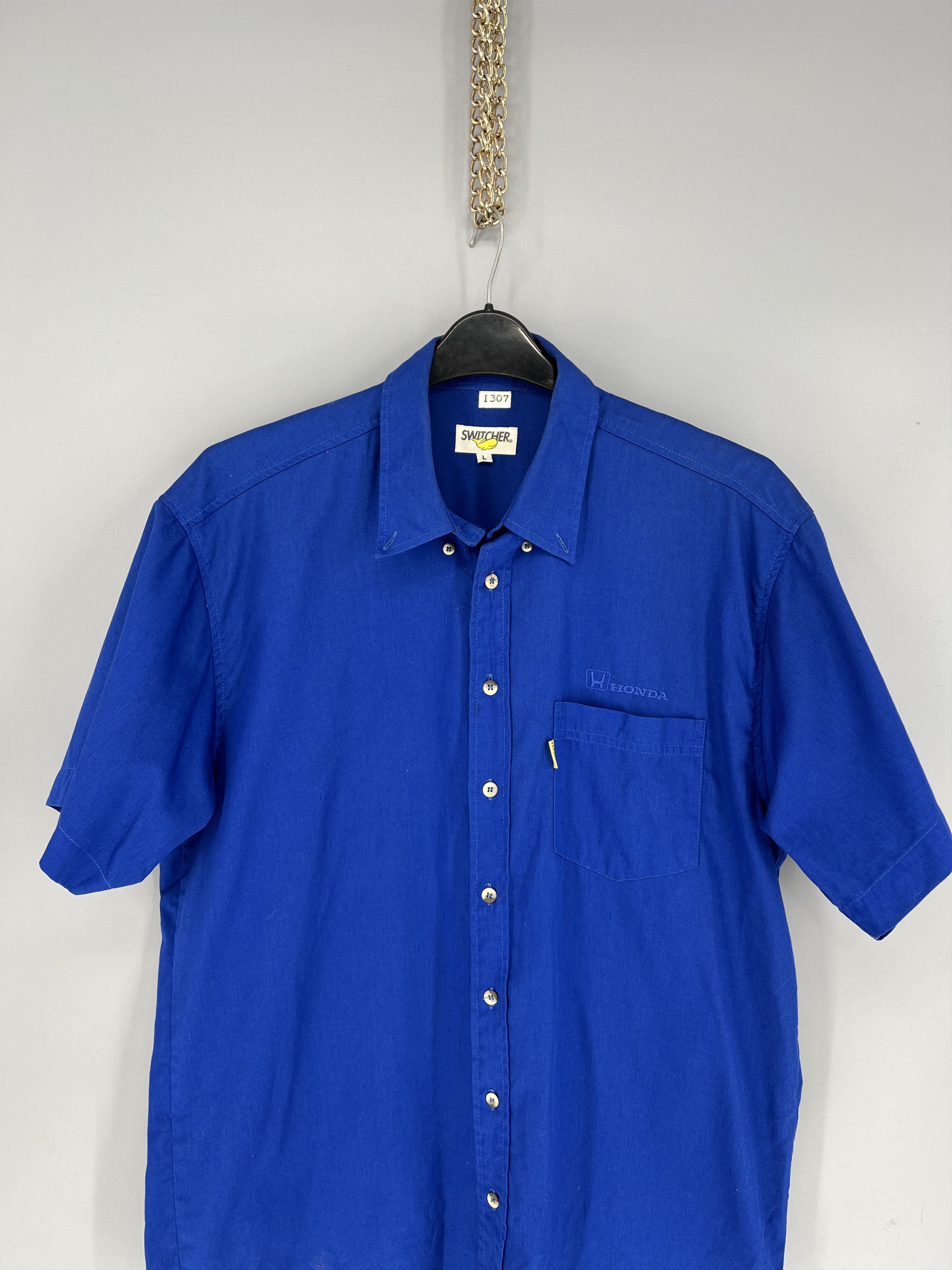 Honda Vintage Y2K Honda Button Up Shirt Big Logo Size US L / EU 52-54 / 3 - 8 Thumbnail
