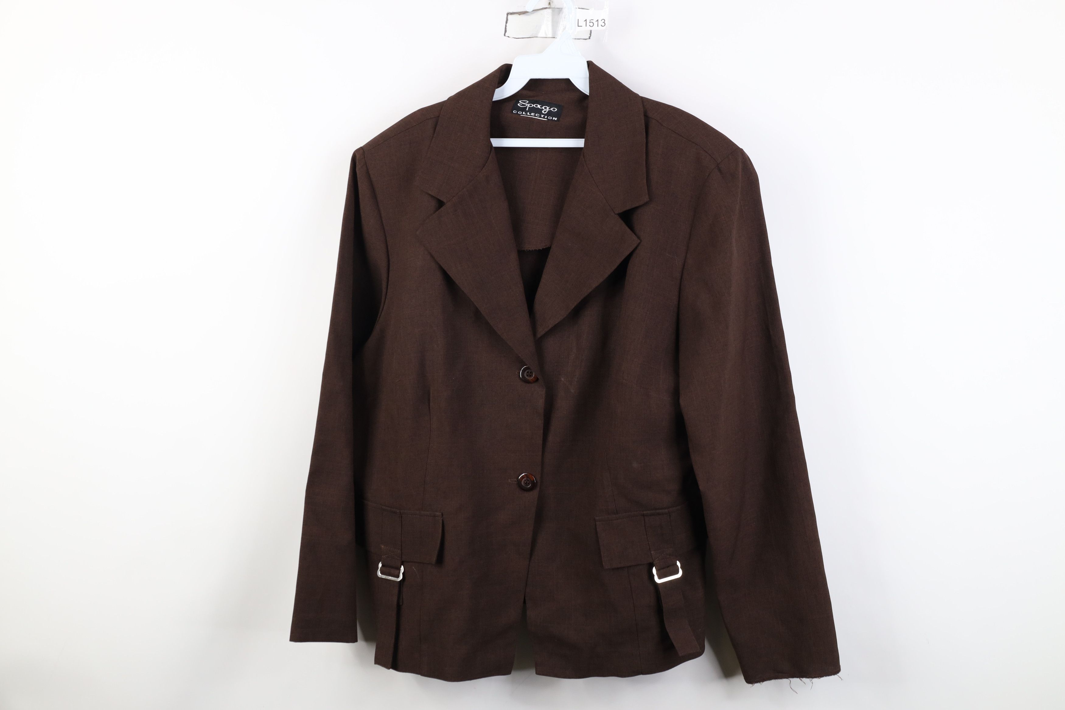 Vintage Vintage 70s 80s Streetwear Pocket Blazer Suit Jacket Brown Size XL / US 12-14 / IT 48-50 - 1 Thumbnail