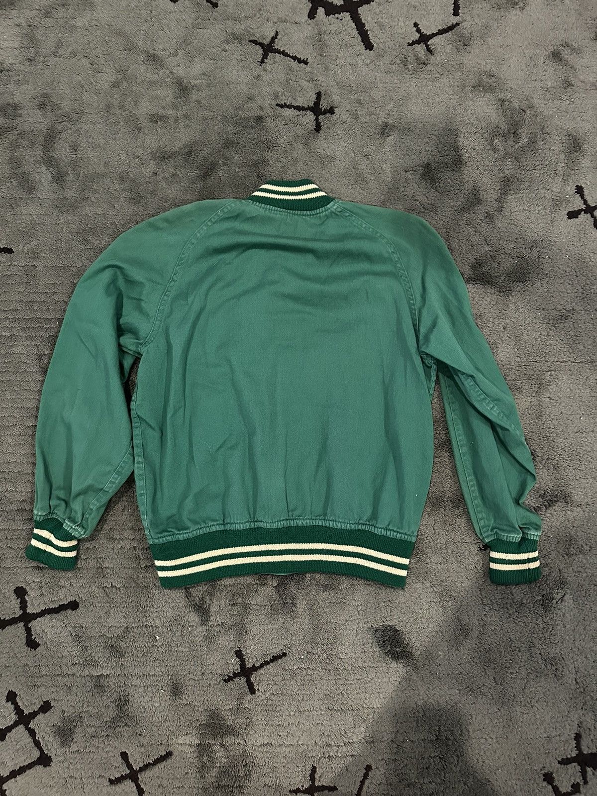 Vintage Vintage 1969 Green “Inter-Champs C.Y.O” Varsity Jacket Size US M / EU 48-50 / 2 - 2 Thumbnail