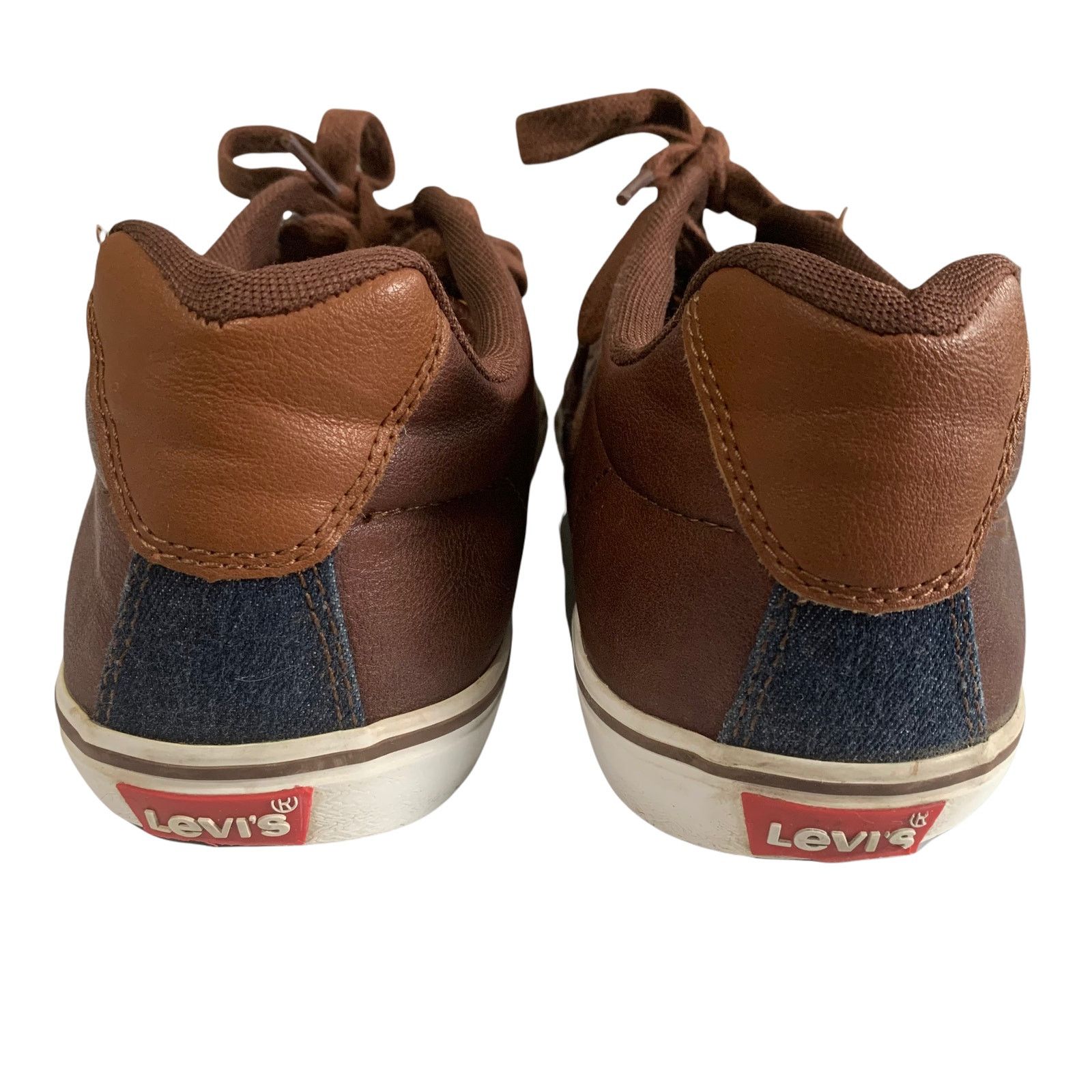 Levi's Levi's Turner Nappa Brown Classic Sneakers 11 Faux Leather Size US 11 / EU 44 - 4 Thumbnail