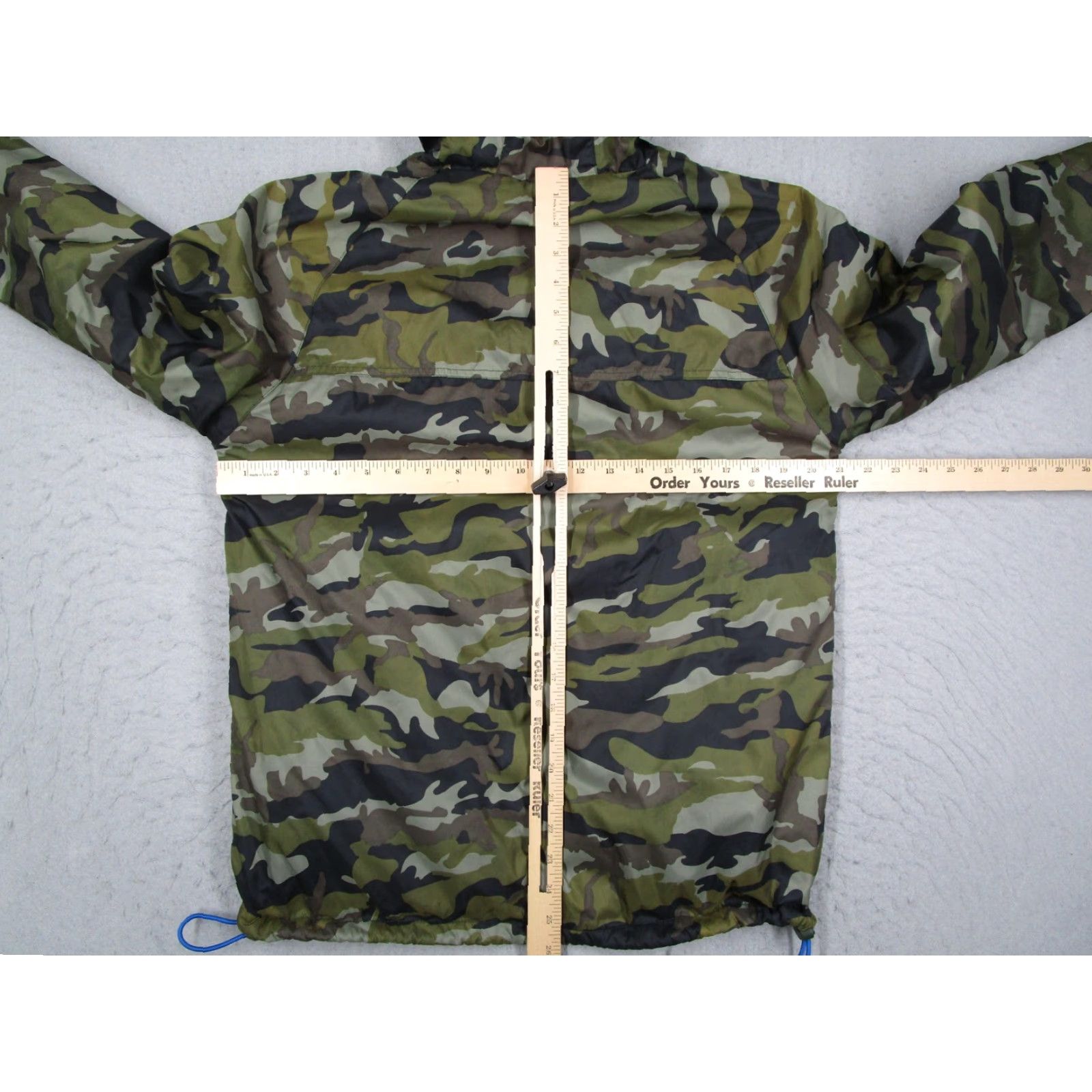 Superdry Superdry Sport Jacket Mens Large Green Camo Fleece Lined Hooded Zip Shell Size US L / EU 52-54 / 3 - 6 Thumbnail