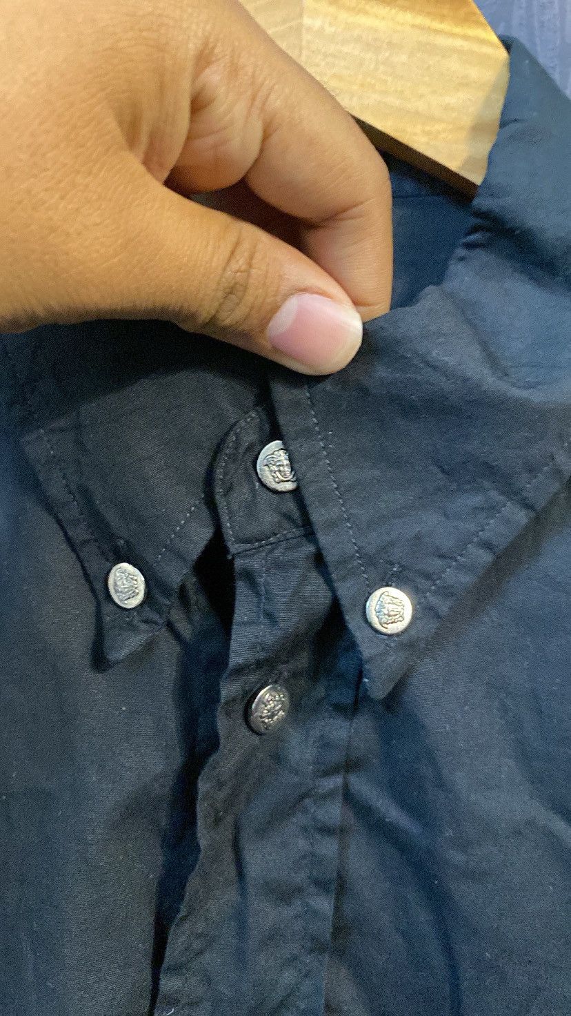 Designer × Versace Jeans Couture Versace Jeans Couture Shirt Button Up Black Size US XL / EU 56 / 4 - 3 Thumbnail
