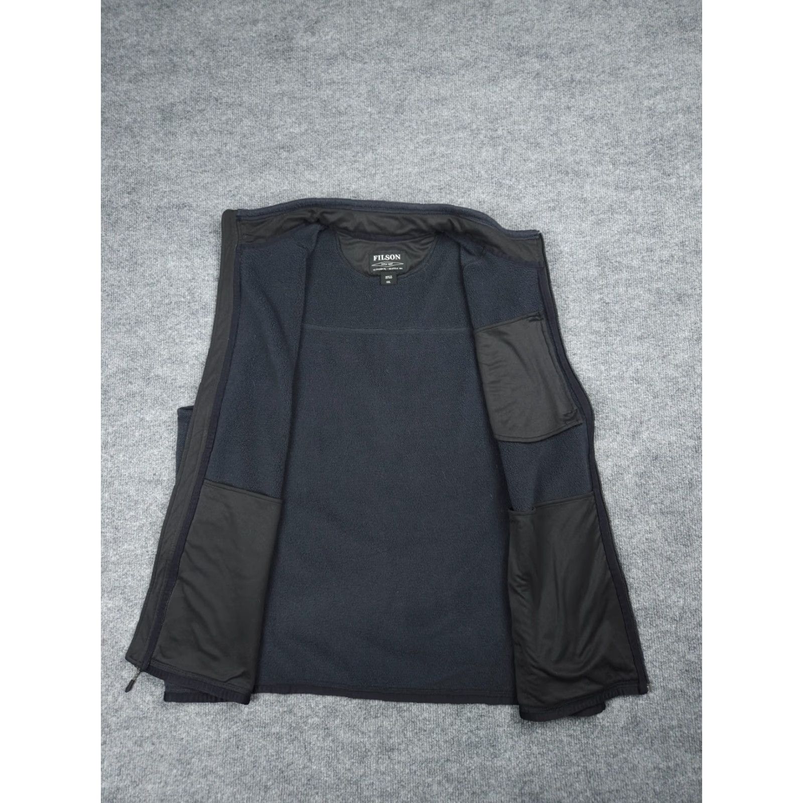 Filson Filson Vest Mens XXL Dark Navy Polartec Full Zip Ski Ridgeway Fleece 20052631 Size US XXL / EU 58 / 5 - 5 Thumbnail