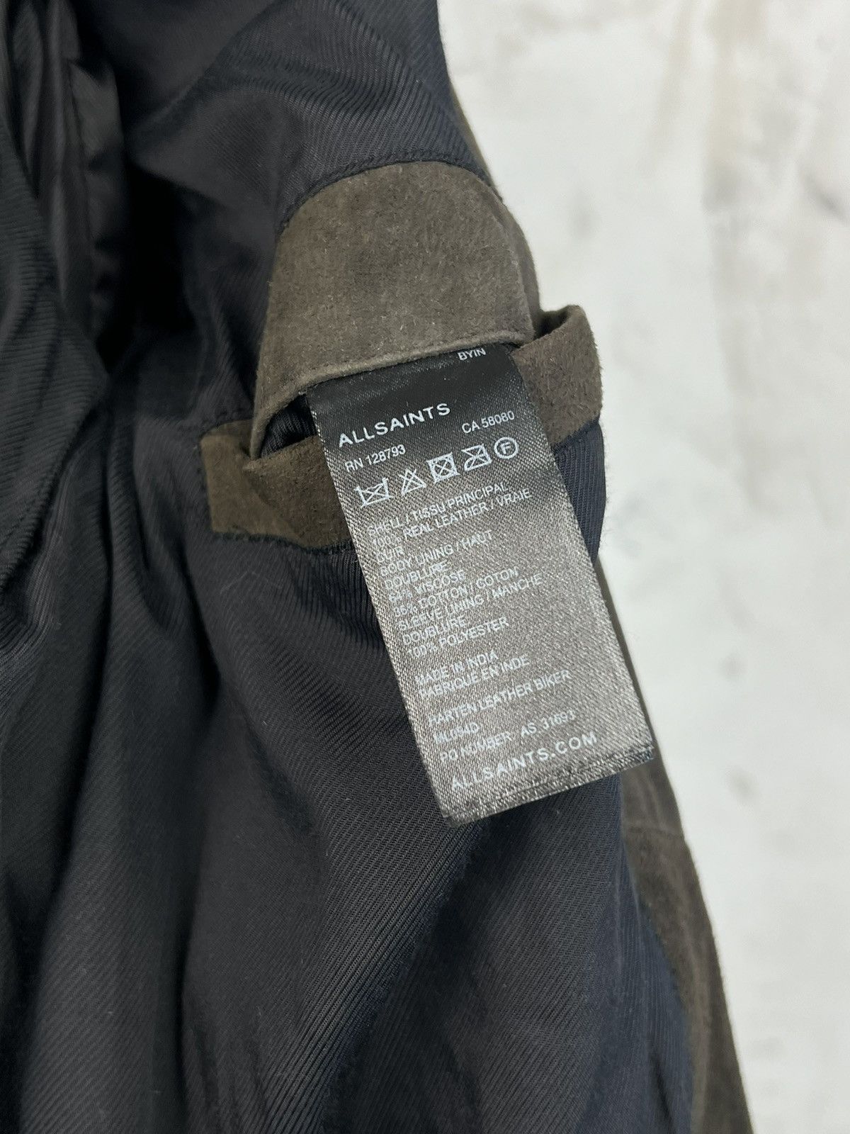 Allsaints Allsaints Suede Biker Jacket Size XL – XXL Size US XXL / EU 58 / 5 - 10 Thumbnail