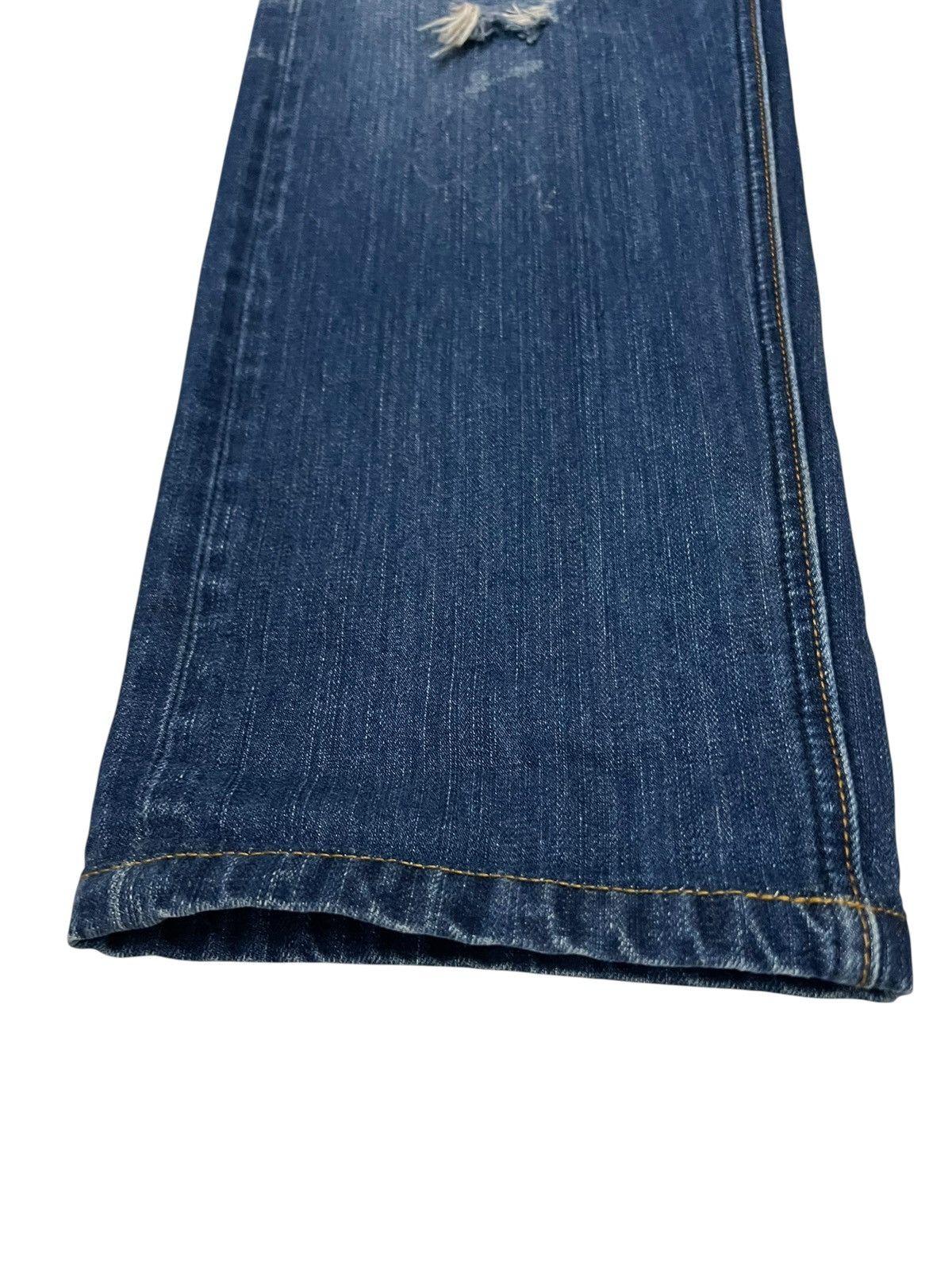 A.P.C. Vintage A.P.C Clawmark Selvedge Distressed Denim Jean Size US 34 / EU 50 - 6 Thumbnail