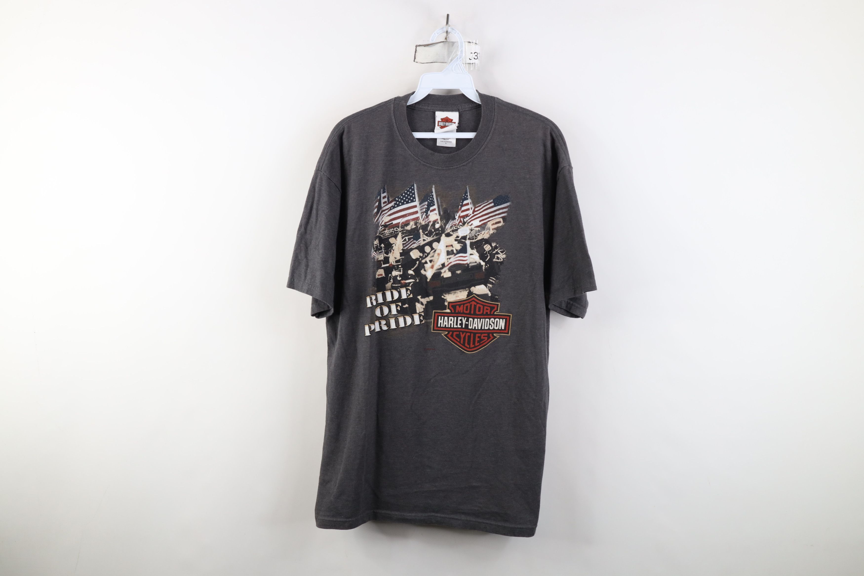 Harley Davidson Vintage Y2K Harley Davidson Ride of Pride T-Shirt Gray USA Size US L / EU 52-54 / 3 - 1 Thumbnail