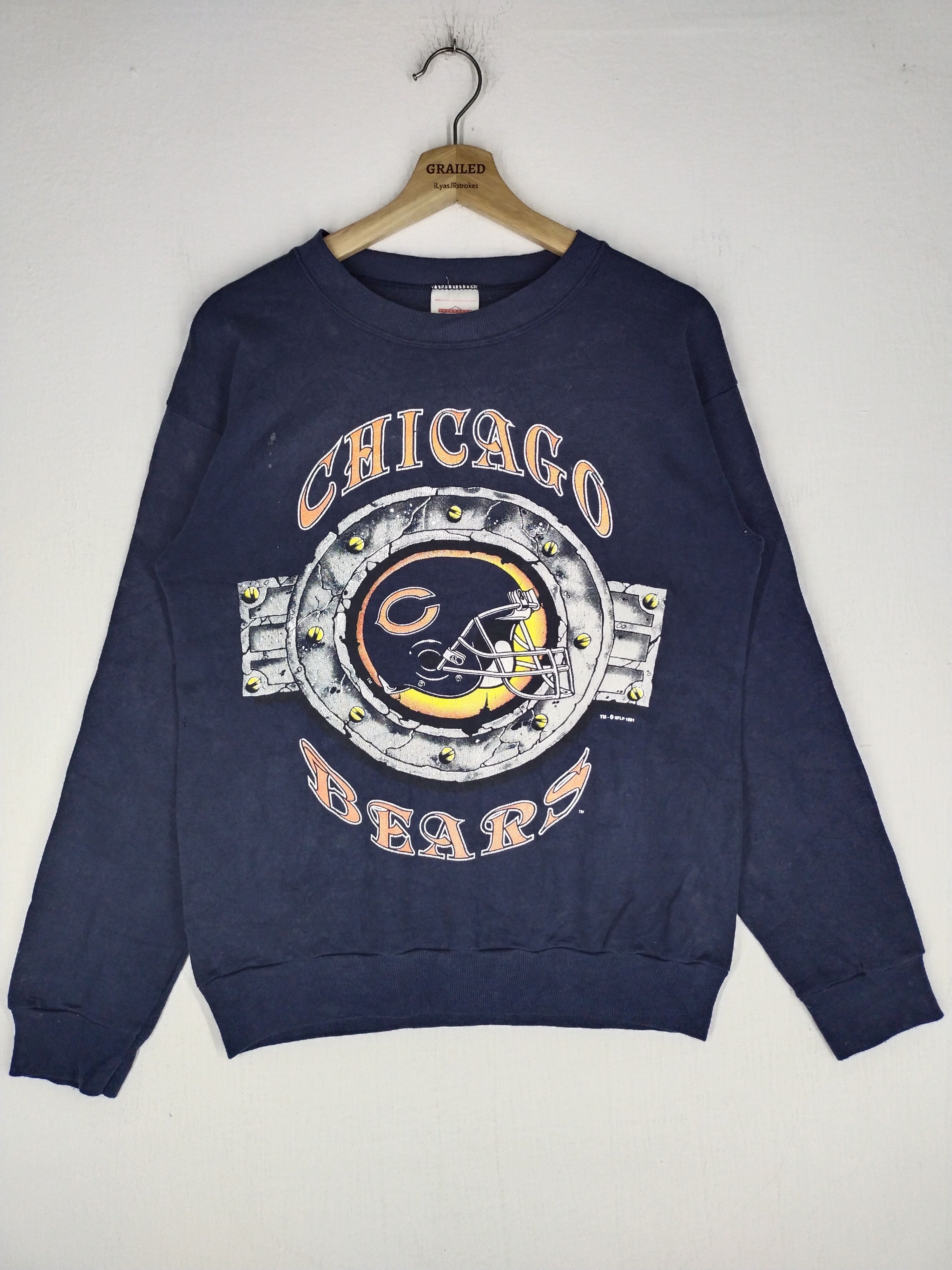 NFL × NHL × Vintage Vtg Chicago Bears NFLP 1991 Sweatshirt Size US M / EU 48-50 / 2 - 1 Thumbnail