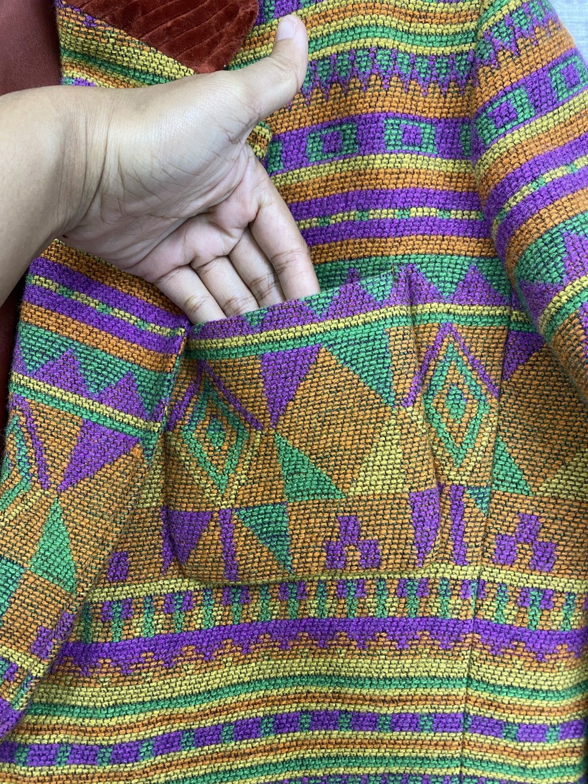 Enrico Coveri Vintage 90s Enrico Coveri Multicolour Westbound Style Blazer Size US M / EU 48-50 / 2 - 6 Thumbnail