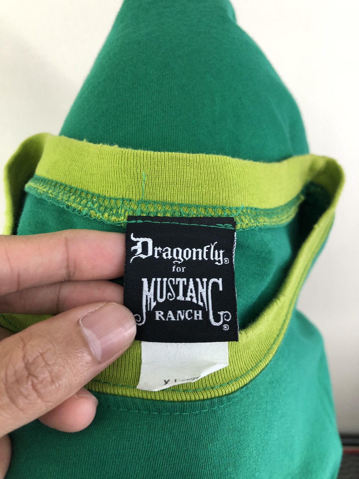 Vintage Vintage Dragonfly for Mustang Ranch Distressed Tshirt Size US XL / EU 56 / 4 - 15 Thumbnail