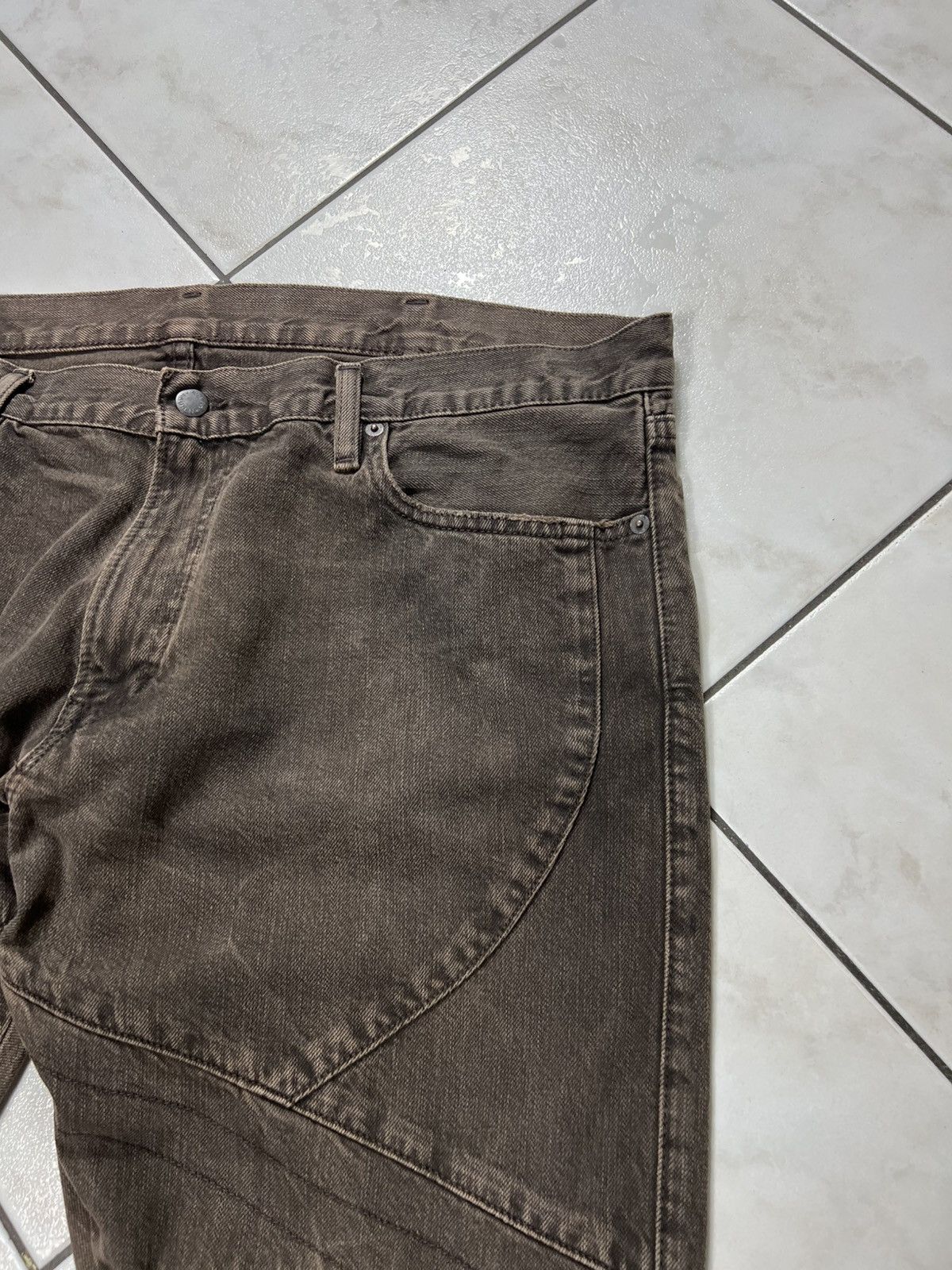 Polo Ralph Lauren Polo Ralph Lauren moto biker denim jeans washed freelander Size US 40 / EU 56 - 6 Thumbnail
