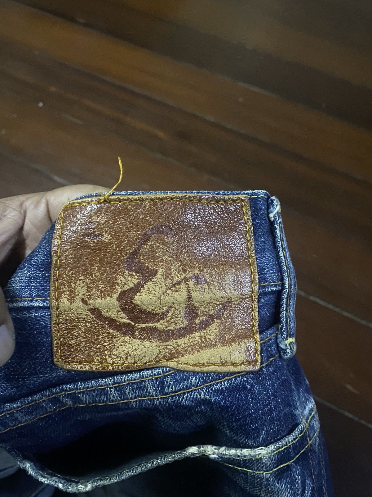 Eternal × Japanese Brand × Warehouse Rare Eternal Japan Distressed Denim mud wash clawmark Jeans Size US 35 - 9 Thumbnail