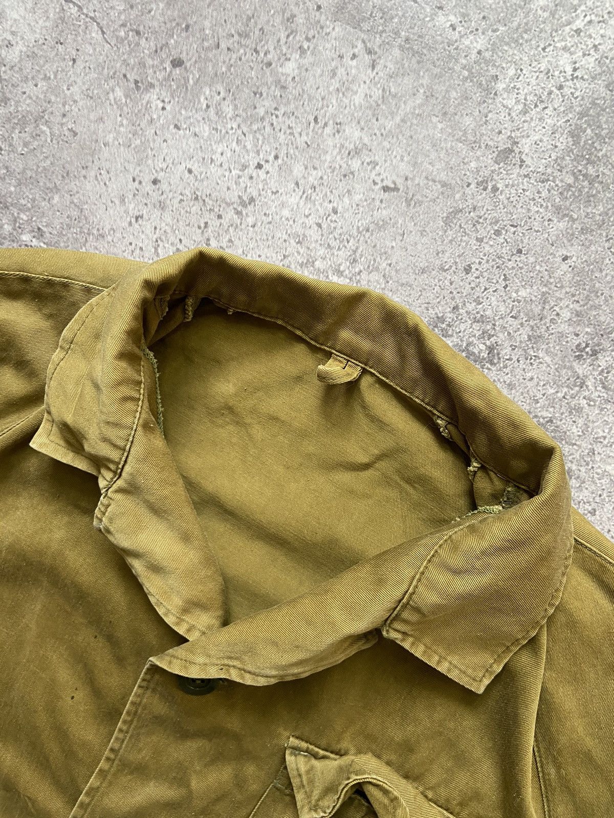 Vintage THRASHED 70s Work Jacket Workwear Vintage Distressed Size US M / EU 48-50 / 2 - 3 Thumbnail